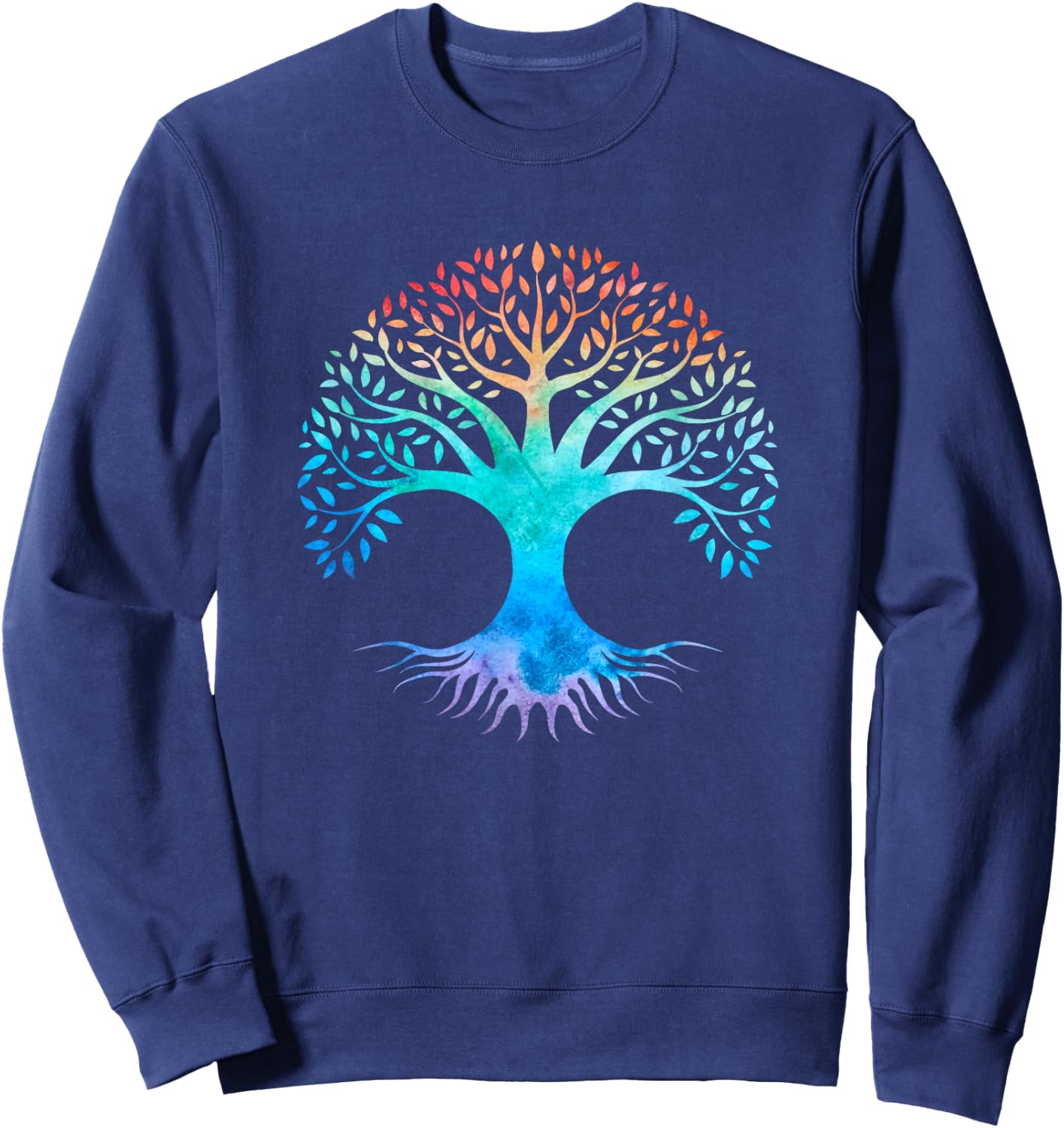Tree of Life Symbol Colour Sweatshirt - Sweatshirt | Navy