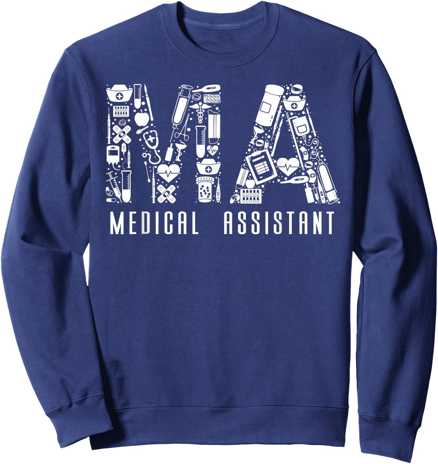 Certified Medical Assistant CMA Sweatshirt - Sweatshirt | Navy
