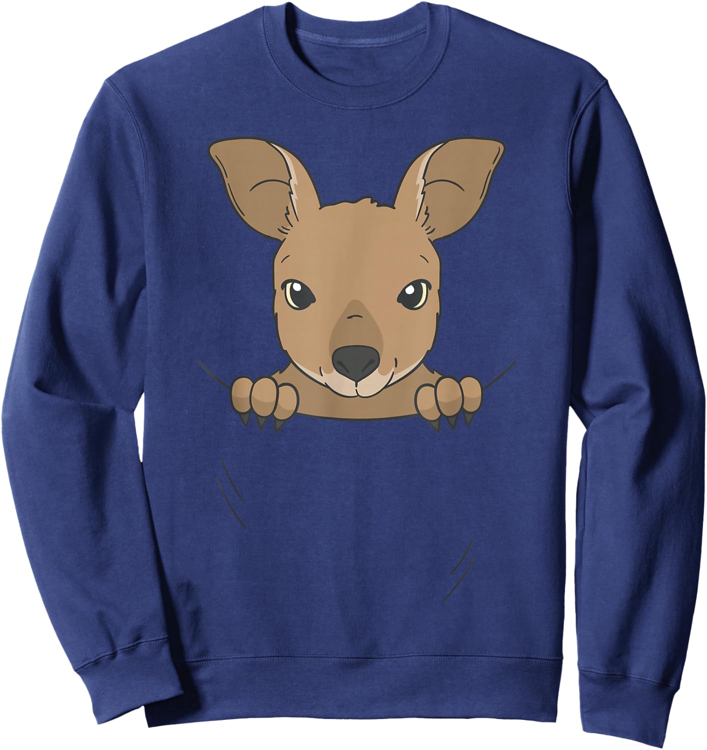 DIY Halloween Costume Kangaroo Kids Adults Australia Aussie Sweatshirt - Sweatshirt | Navy