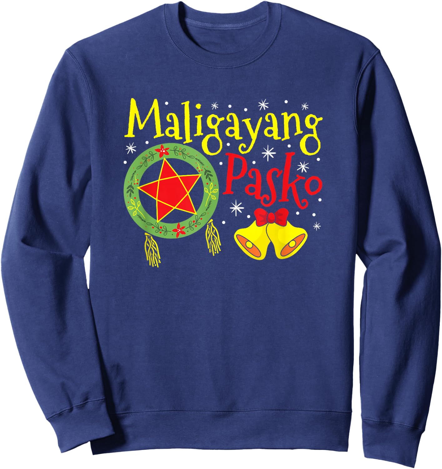 Philippines Filipino Christmas Maligayang Pasko Sweatshirt - Sweatshirt | Navy
