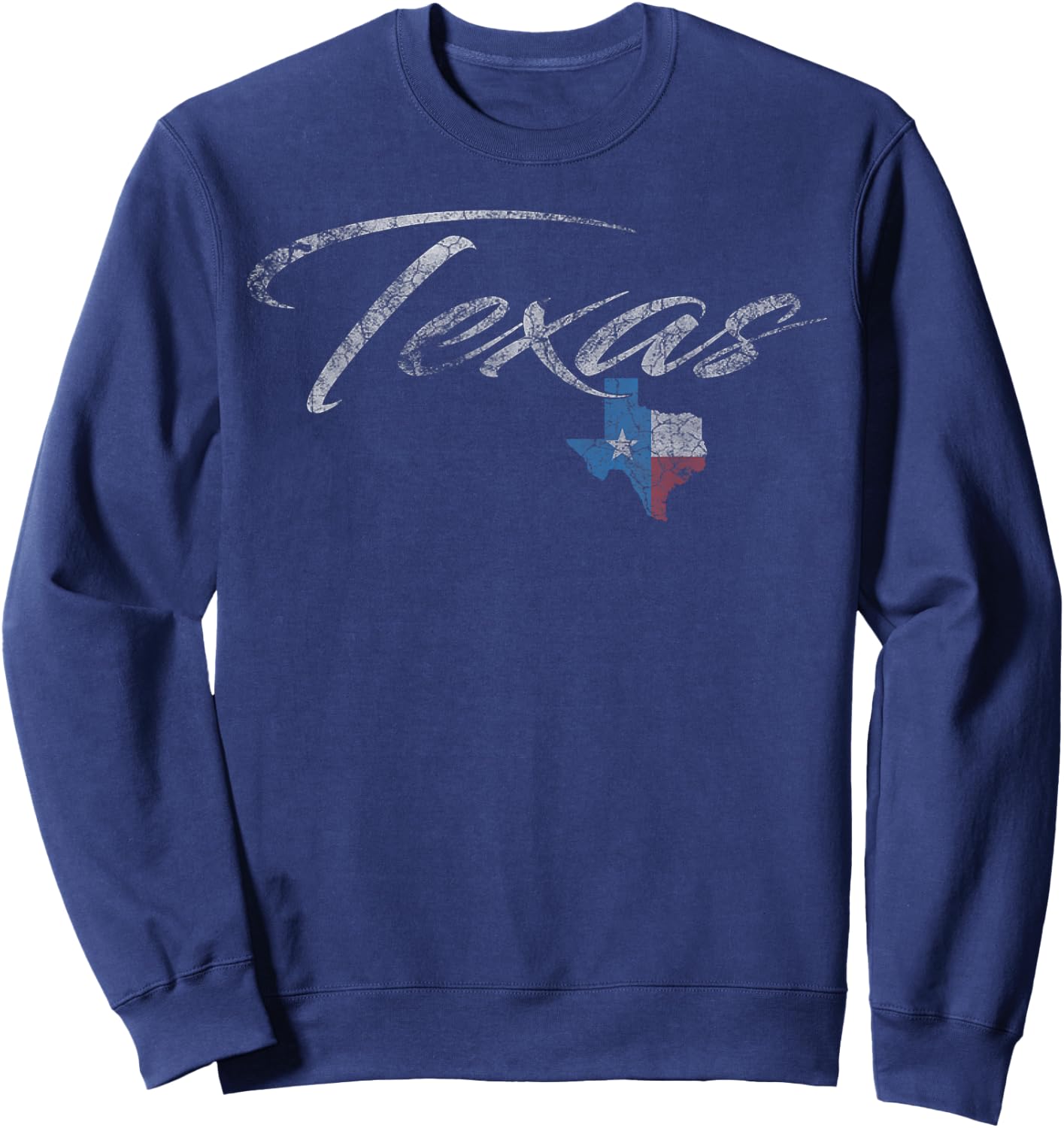 Texan Gifts Texas Shirt Texas Graphic . Men TX Sweatshirt - Sweatshirt | Navy