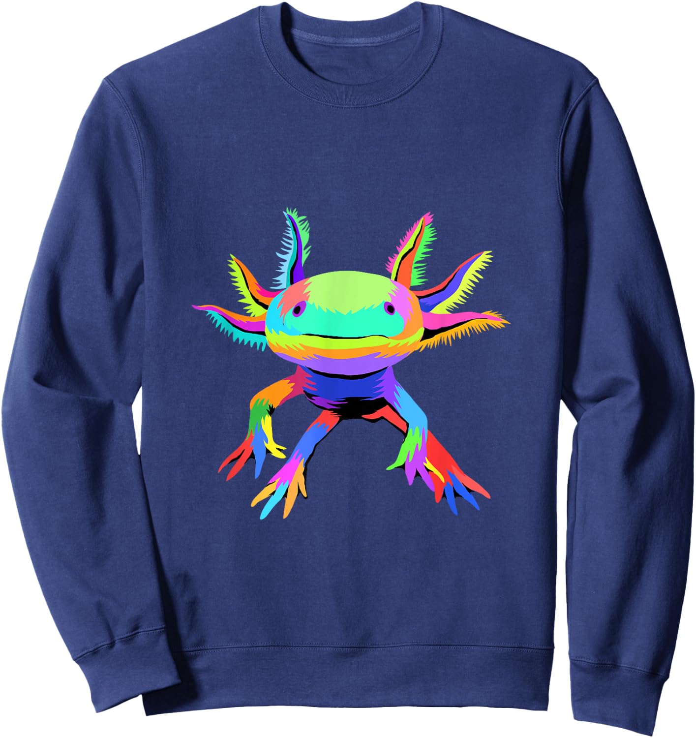 Axolotl Pop Art Axolotl Animal Axolotl Lover Sweatshirt - Sweatshirt | Navy