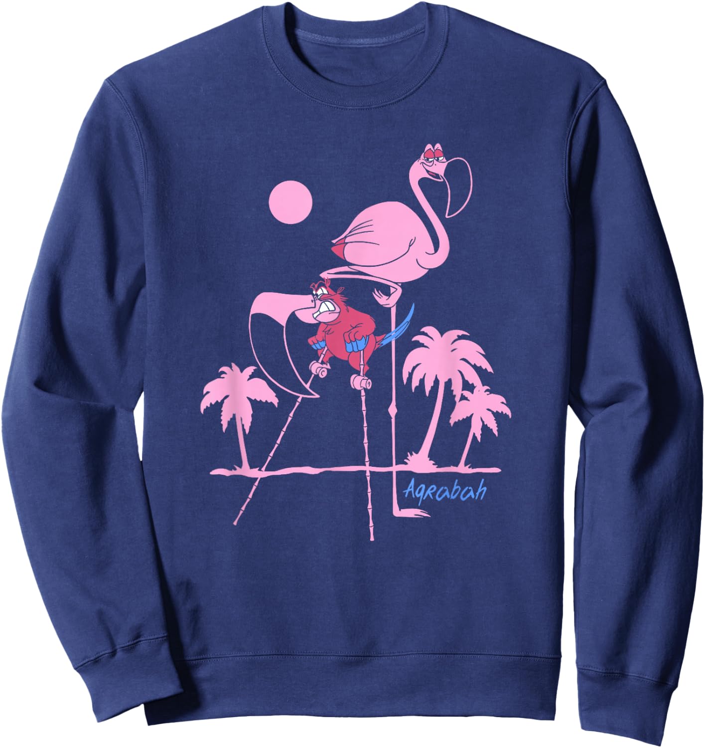 Disney Aladdin Iago Flamingo Costume V2 Sweatshirt - Sweatshirt | Navy