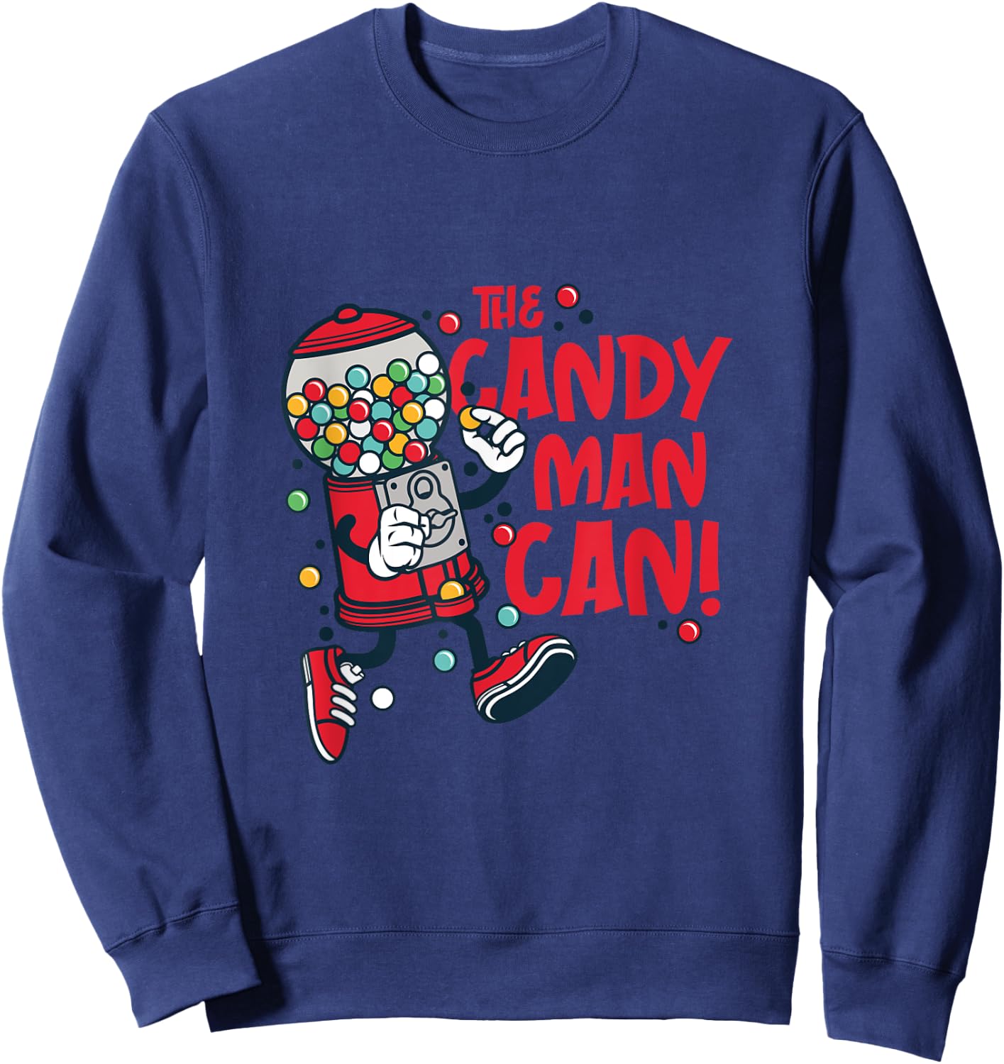Candy Man Can Do It Too Vending Machine Gumball Sweatshirt - Sweatshirt | Navy