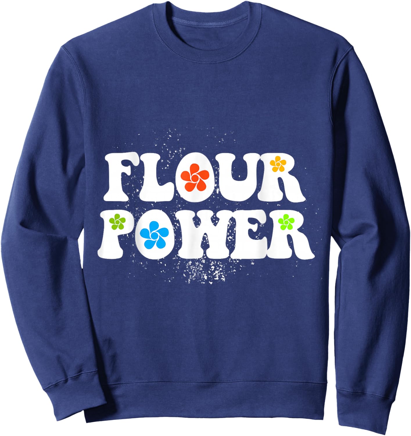 Flour Power Sweatshirt - Sweatshirt | Navy