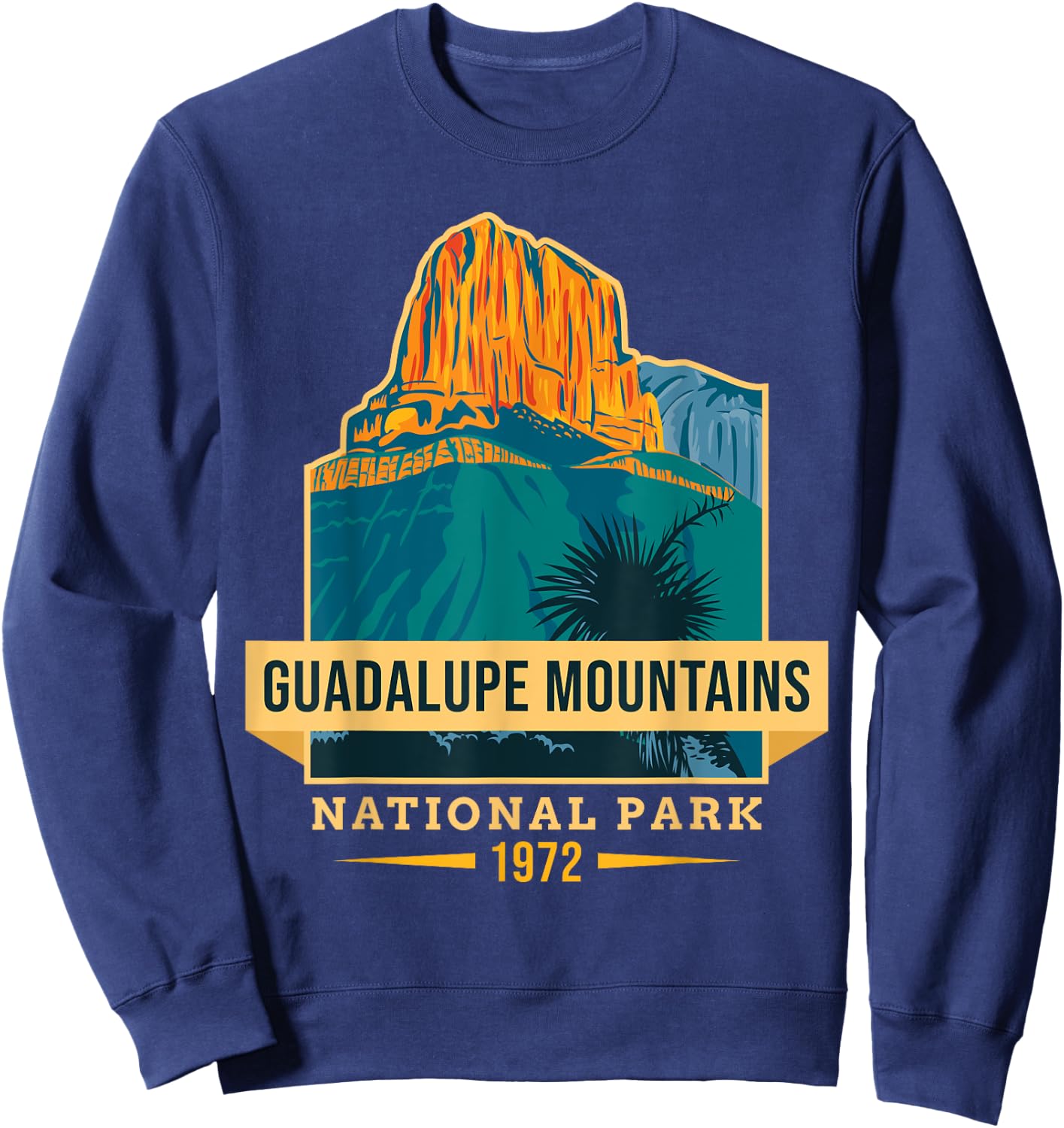 Guadalupe Mountains US National Park Texas Gift Sweatshirt - Sweatshirt | Navy