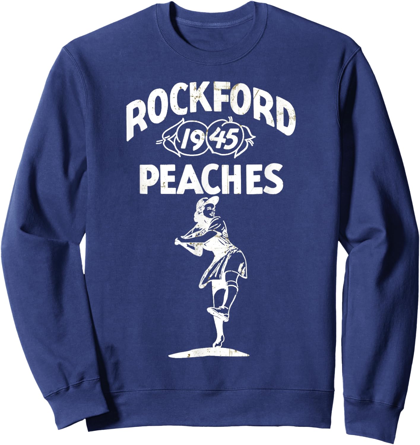 Vintage Rockford Peaches Promo Sweatshirt - Sweatshirt | Navy