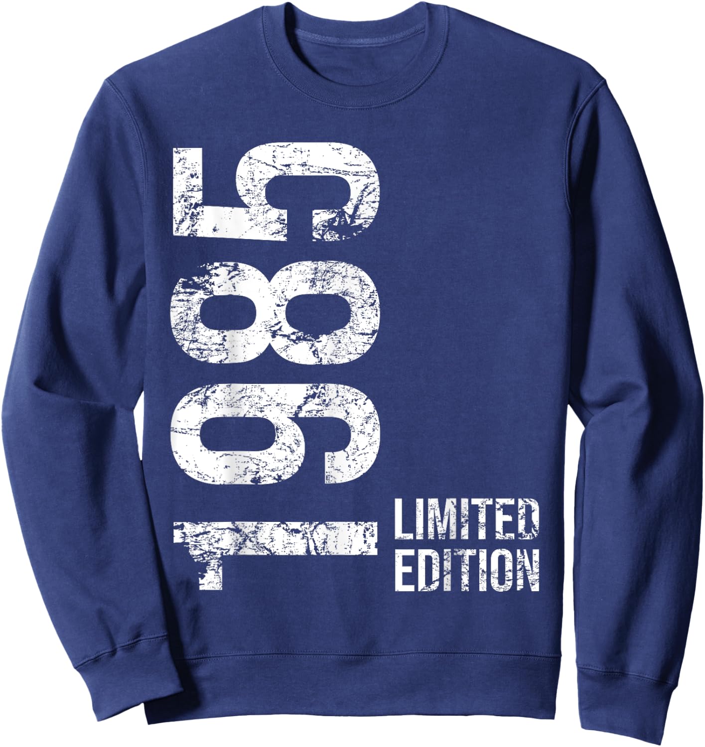 40th Birthday 40 Years Old Man Woman Vintage 1985 Sweatshirt - Sweatshirt | Navy