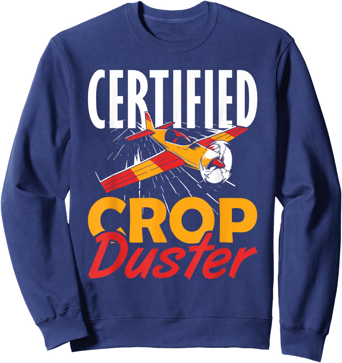 Certified Crop Duster Sweatshirt - Sweatshirt | Navy