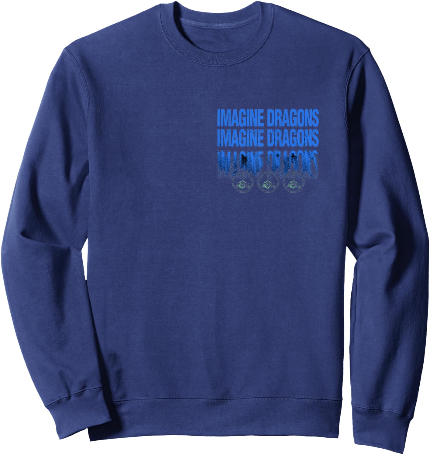 Official Imagine Dragons Exclusive Peace Sweatshirt - Sweatshirt | Navy