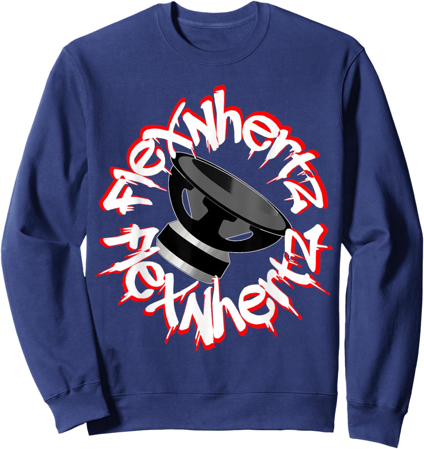 FlexNhertz car audio spl Sweatshirt - Sweatshirt | Navy