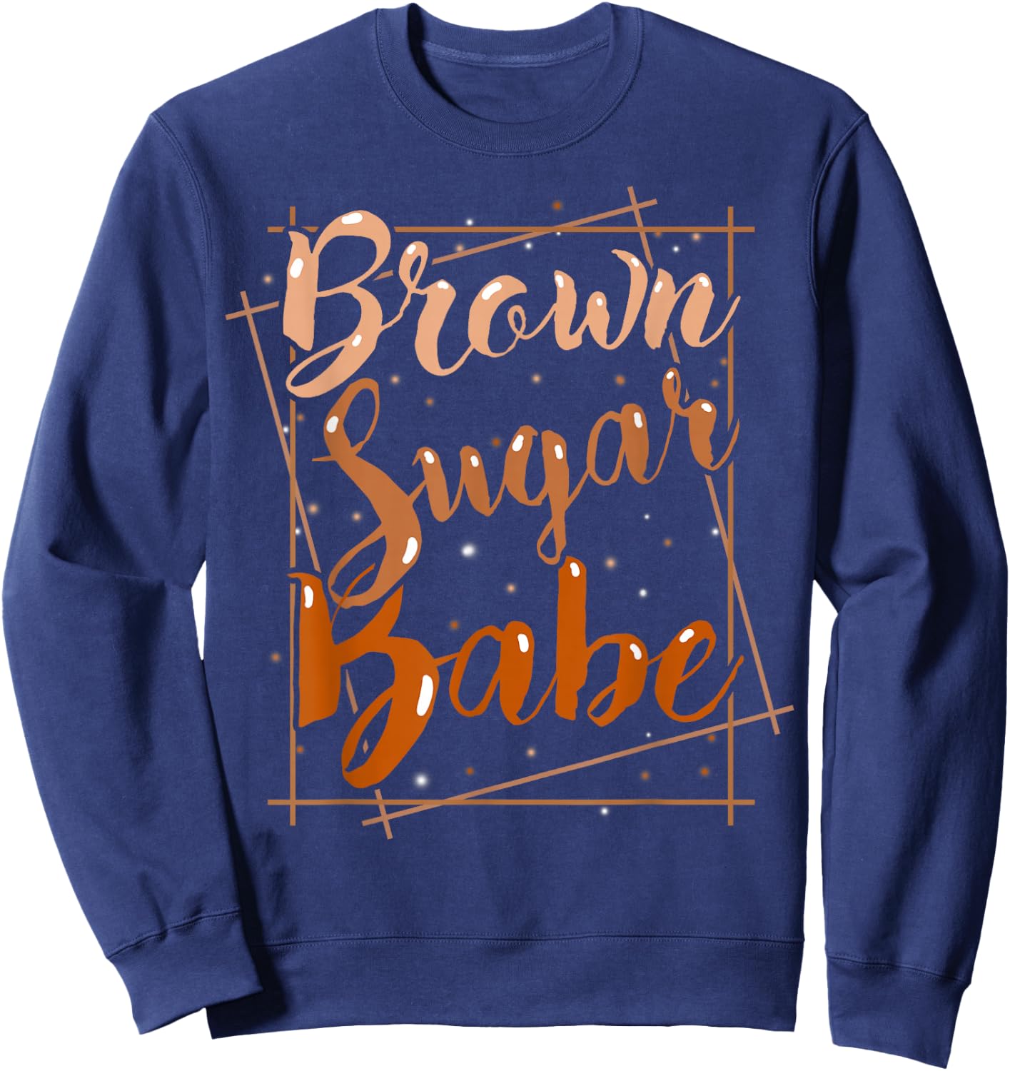 Brown Sugar Babe Women Girls Sweatshirt - Sweatshirt | Navy