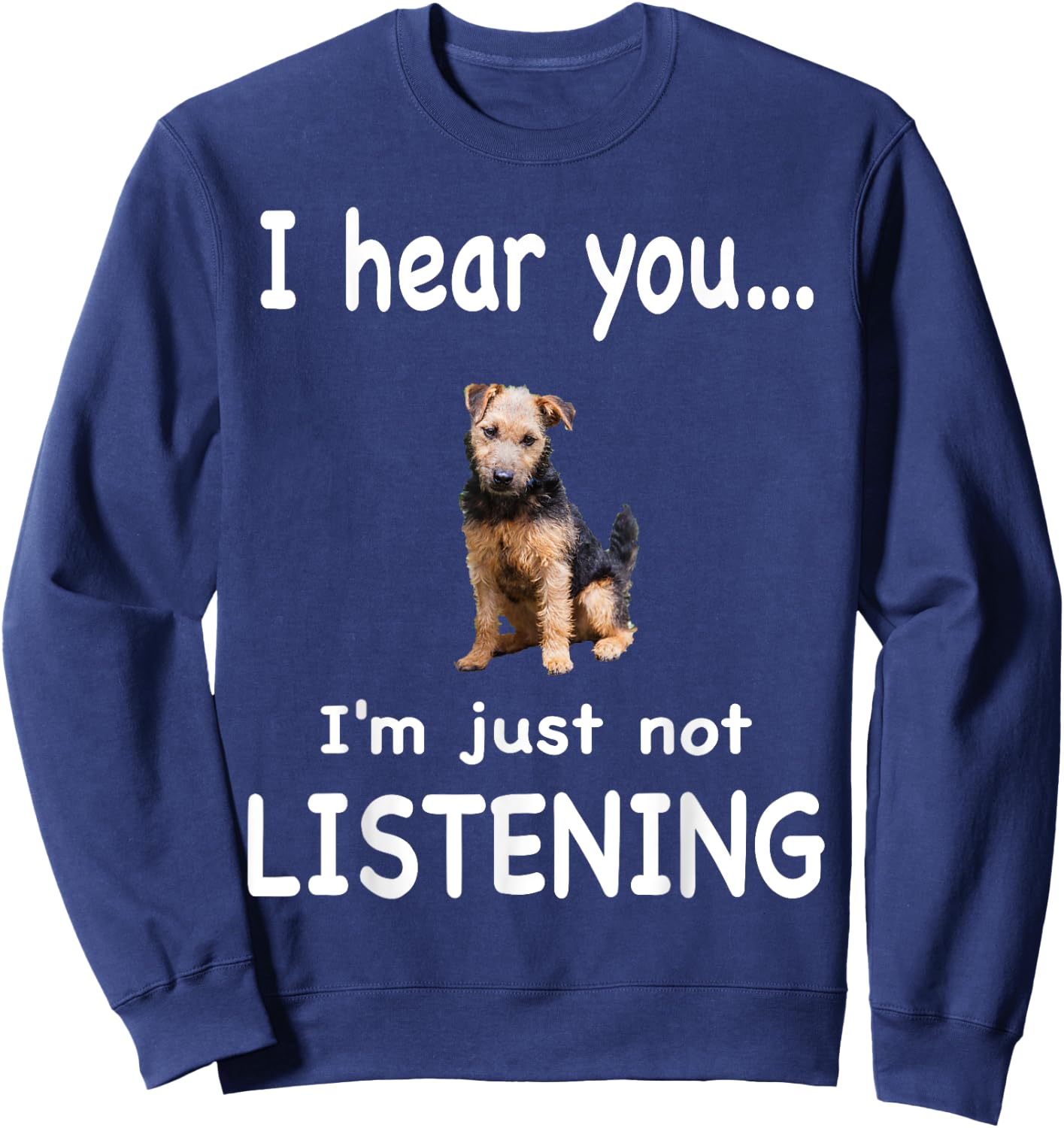 Lakeland Terrier Dog - Lakeland Terrier Women Sweatshirt - Sweatshirt | Navy