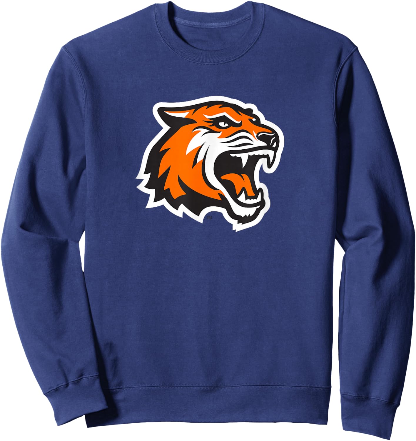 Rochester Institute of Technology RIT Tiger Roar Logo Sweatshirt - Sweatshirt | Navy