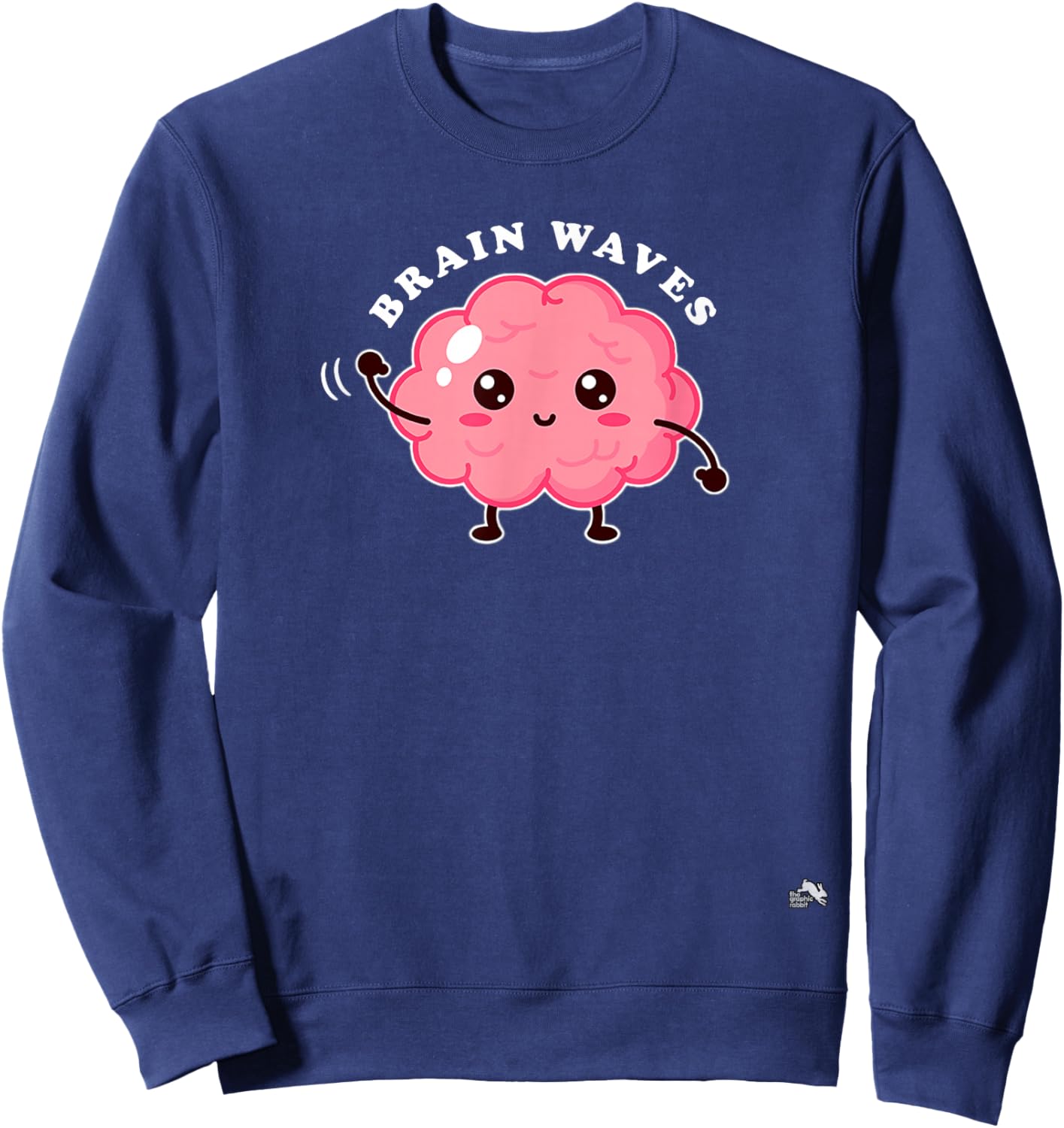 Brain Waves - Neurology Surgical Technologist - Scrub Tech Sweatshirt - Sweatshirt | Navy