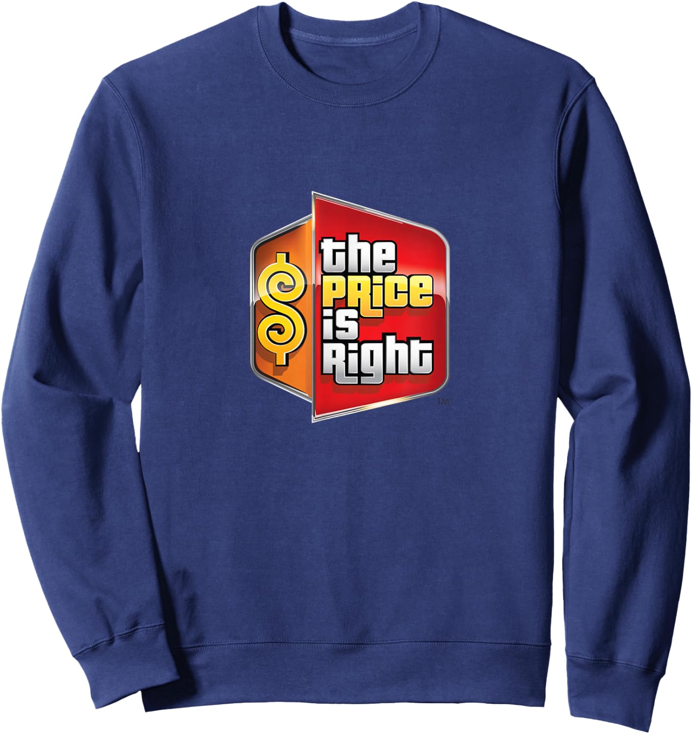 The Price is Right Black Logo - Men's Small Sweatshirt - Sweatshirt | Navy