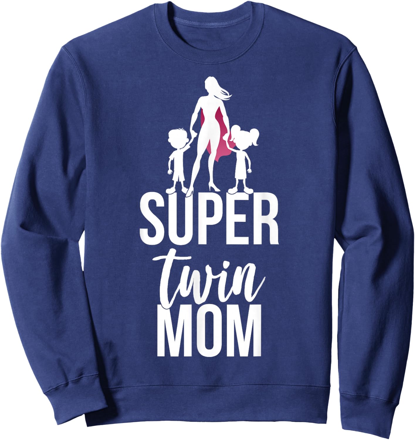 Super Twin Mom Sweatshirt - Sweatshirt | Navy