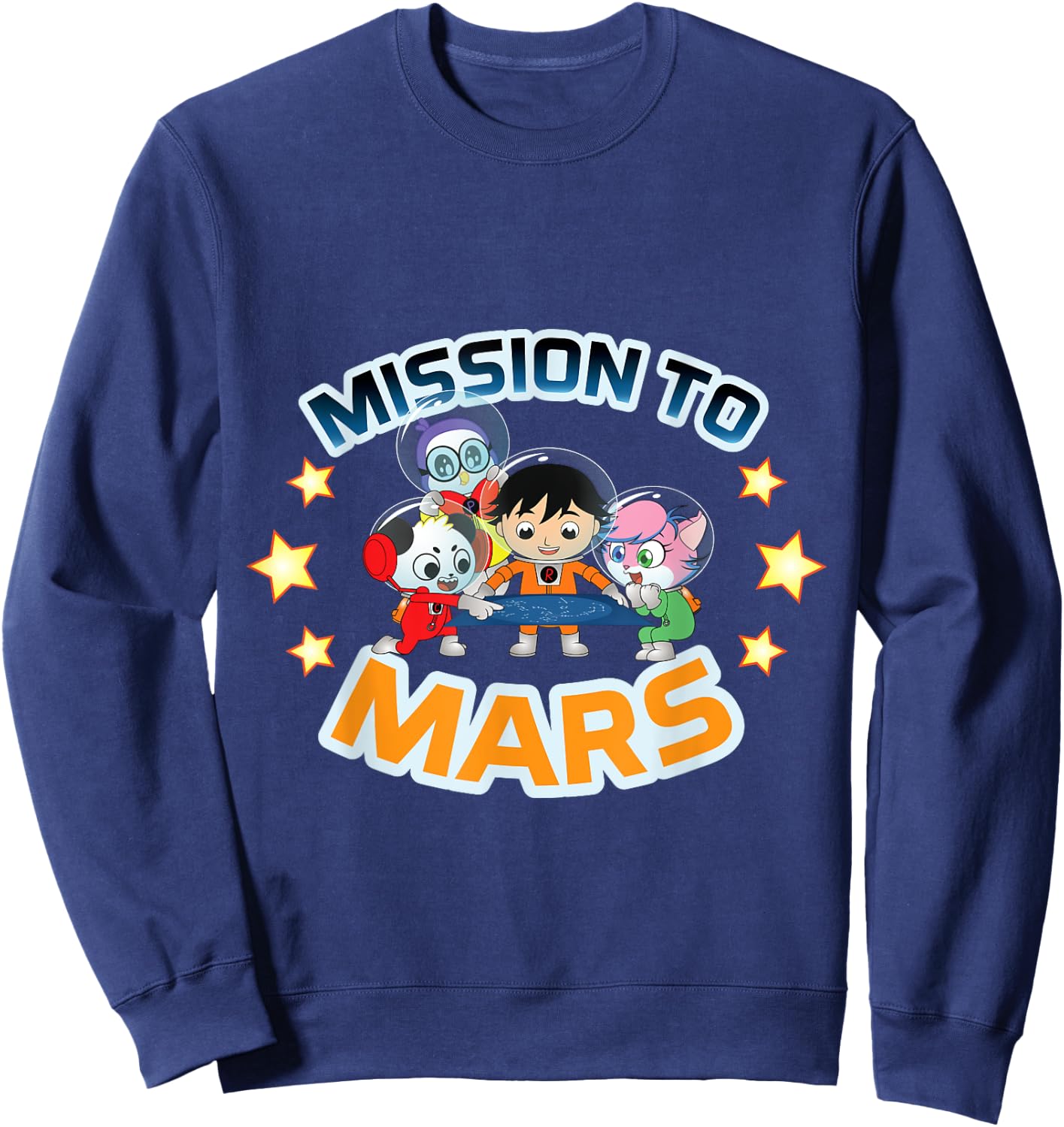 Ryan's World Galaxy Explorers Mission to Mars Sweatshirt - Sweatshirt | Navy