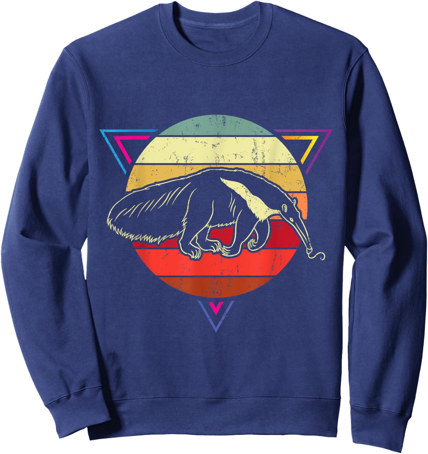 Anteater Vintage Black Adult Sweatshirt - Sweatshirt | Navy