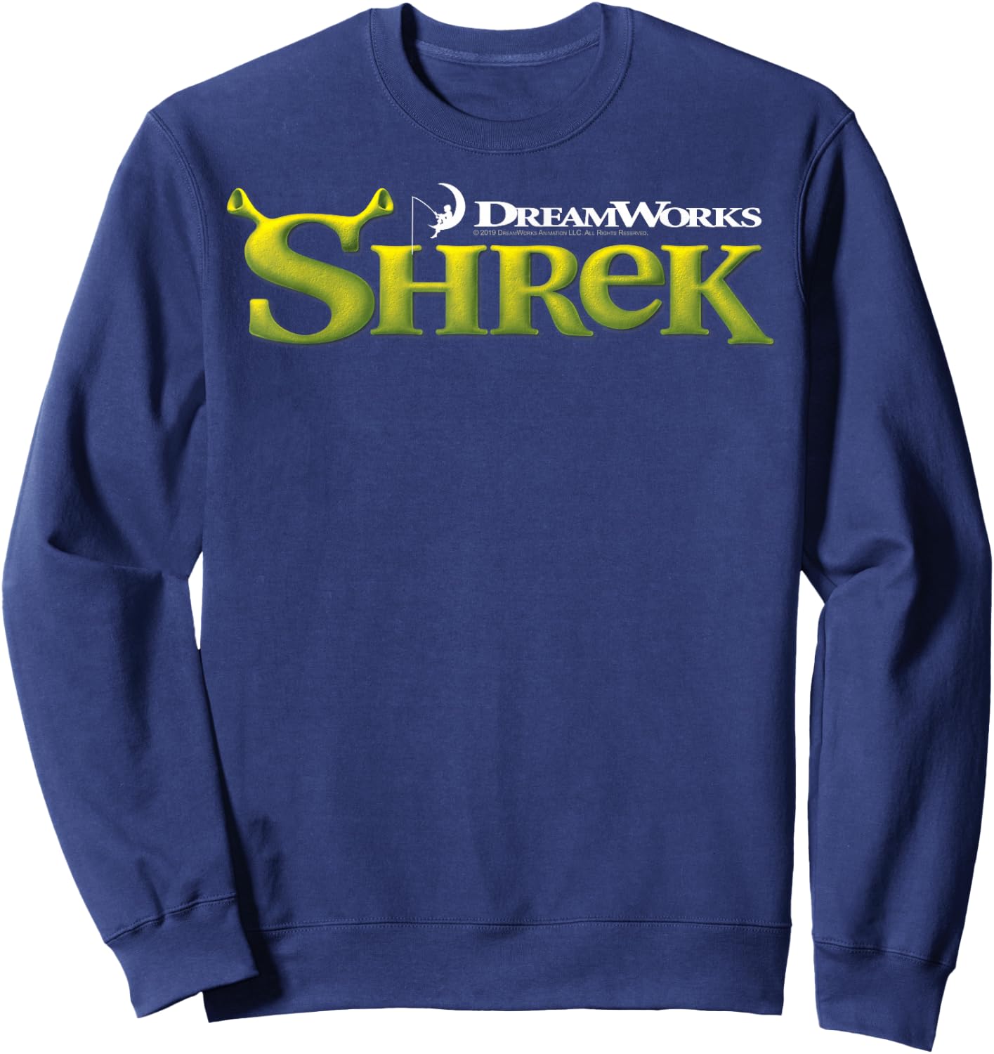 Shrek Classic Movie Logo Sweatshirt - Sweatshirt | Navy