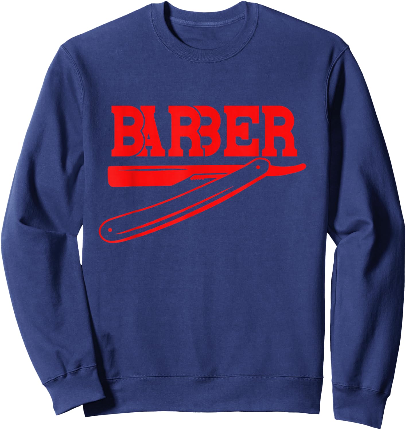Barber Shop Barber Sweatshirt - Sweatshirt | Navy