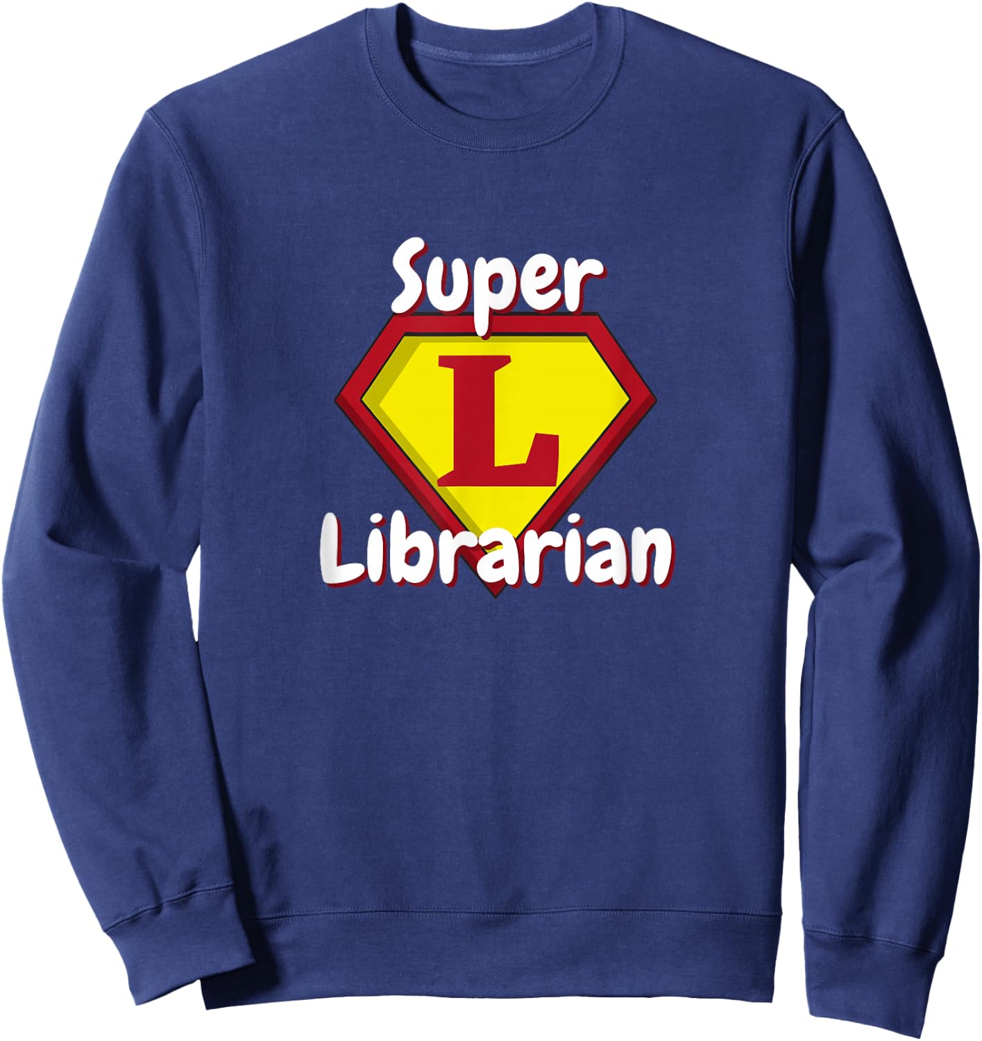 Super Librarian | Sweet Library Sweatshirt - Sweatshirt | Navy