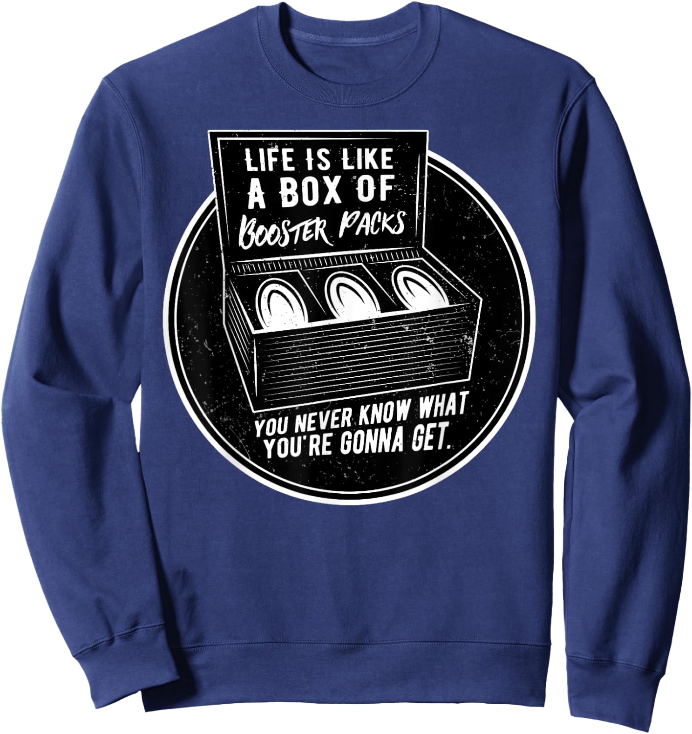 Booster Pack Life - TCG Trading Card Game Gift Sweatshirt - Sweatshirt | Navy