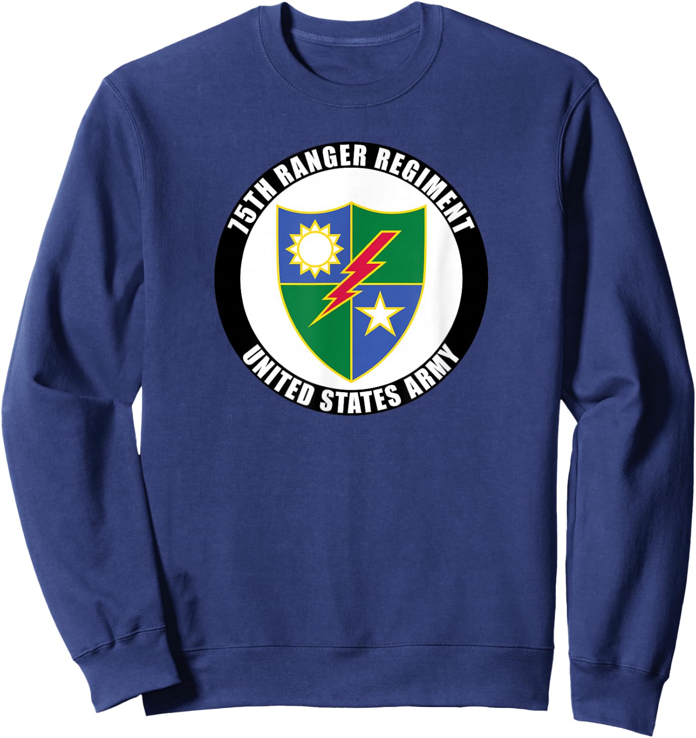 75th Ranger Regiment United States Army Veteran Military Sweatshirt - Sweatshirt | Navy