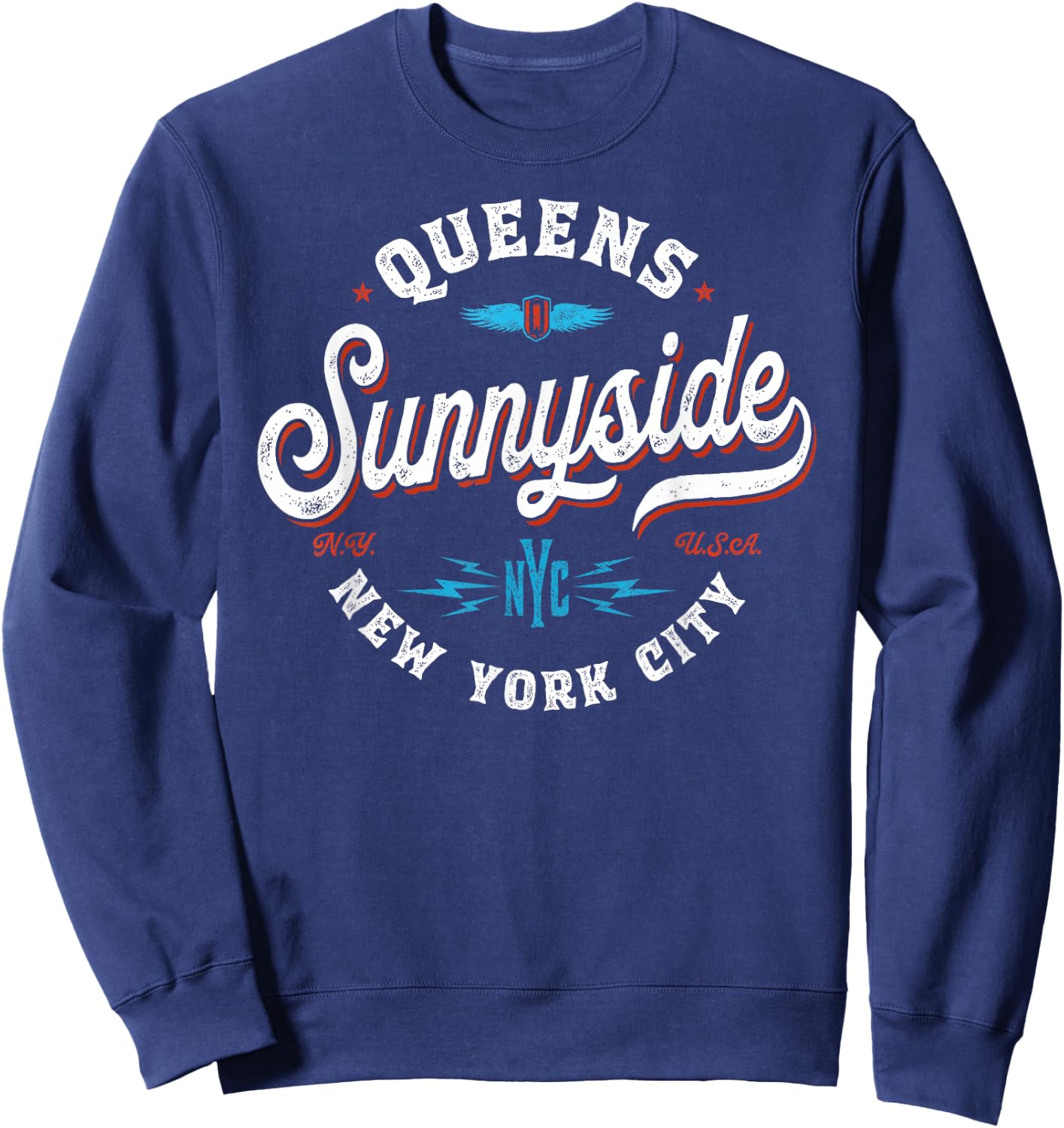 New York Sunnyside Queens Sweatshirt - Sweatshirt | Navy