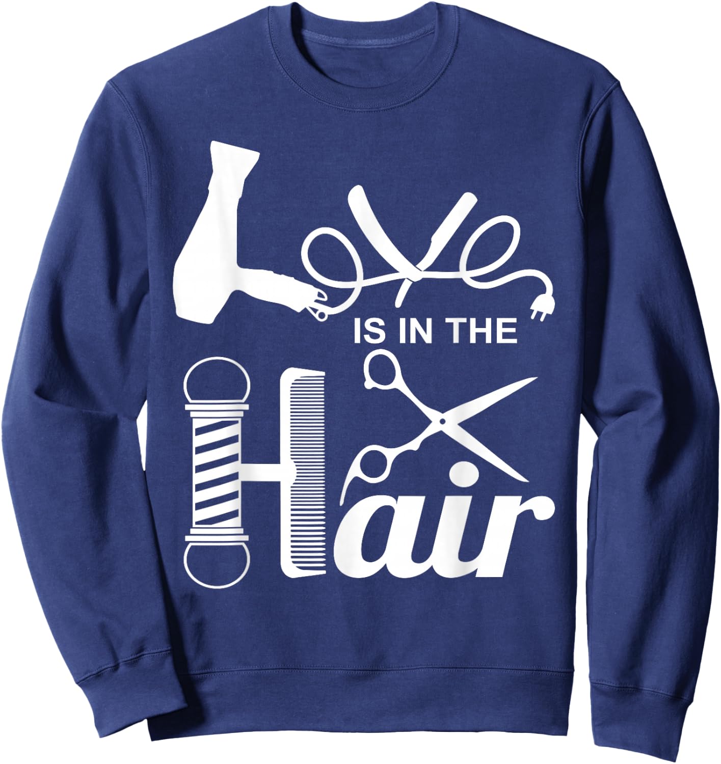 Hairstylist Hair Salon Cosmetology School Graduation Gift Sweatshirt - Sweatshirt | Navy
