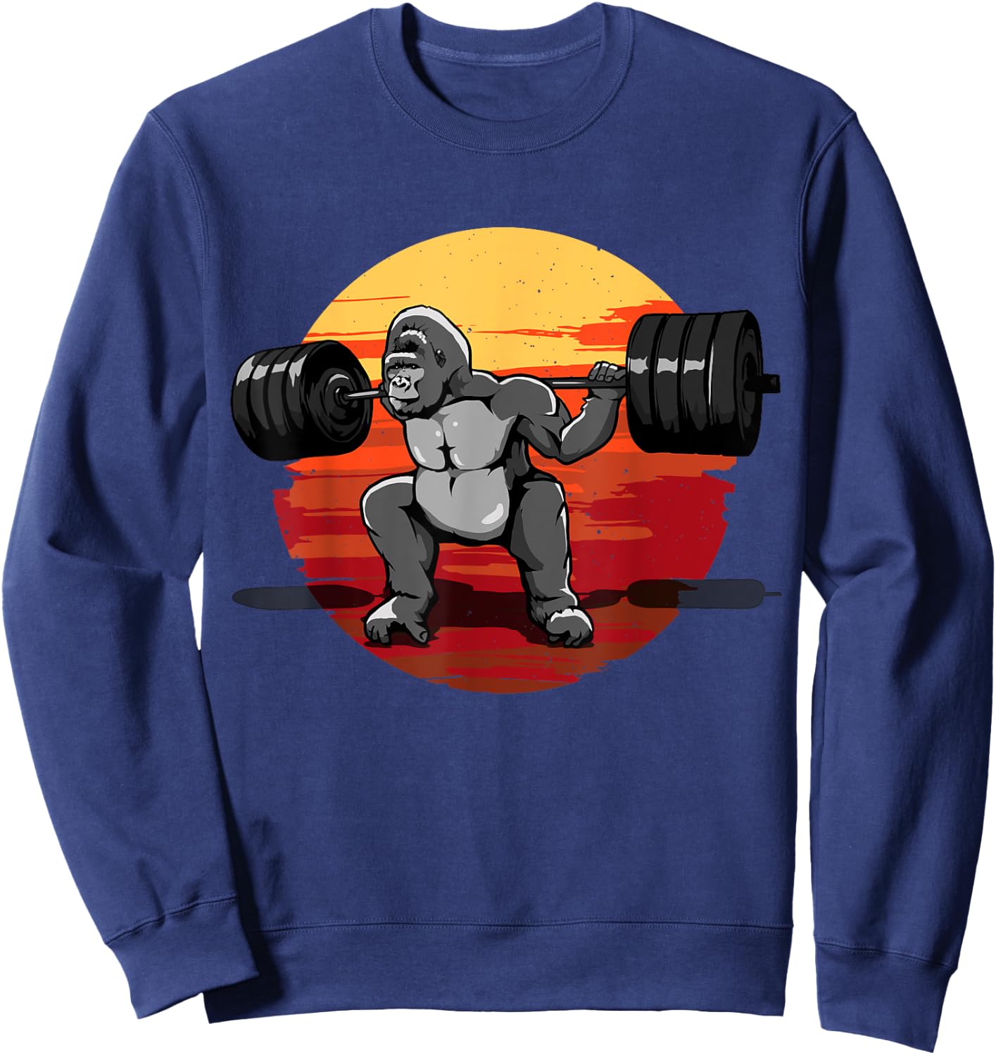 Deadlift Monkey Sweatshirt - Sweatshirt | Navy