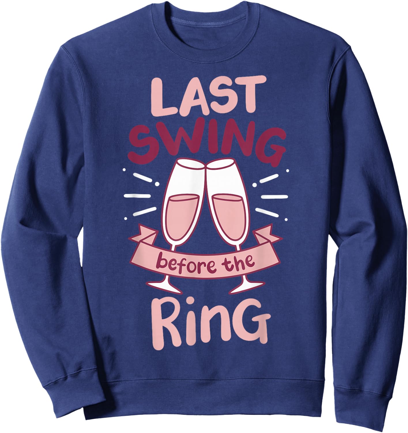 Last Swing Before The Ring Sweatshirt - Sweatshirt | Navy