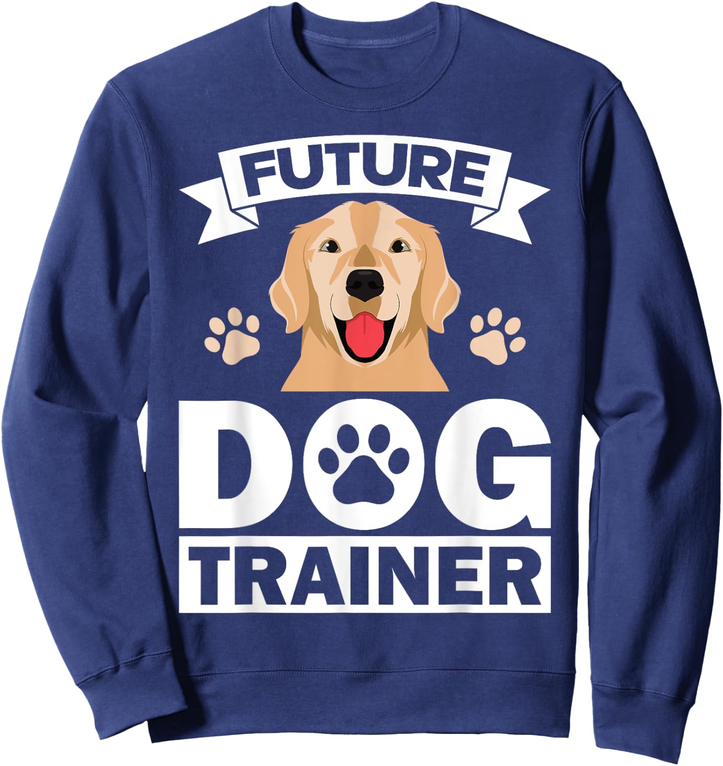 Cute Dog Trainer Design Women Dog Agility Training Sweatshirt - Sweatshirt | Navy