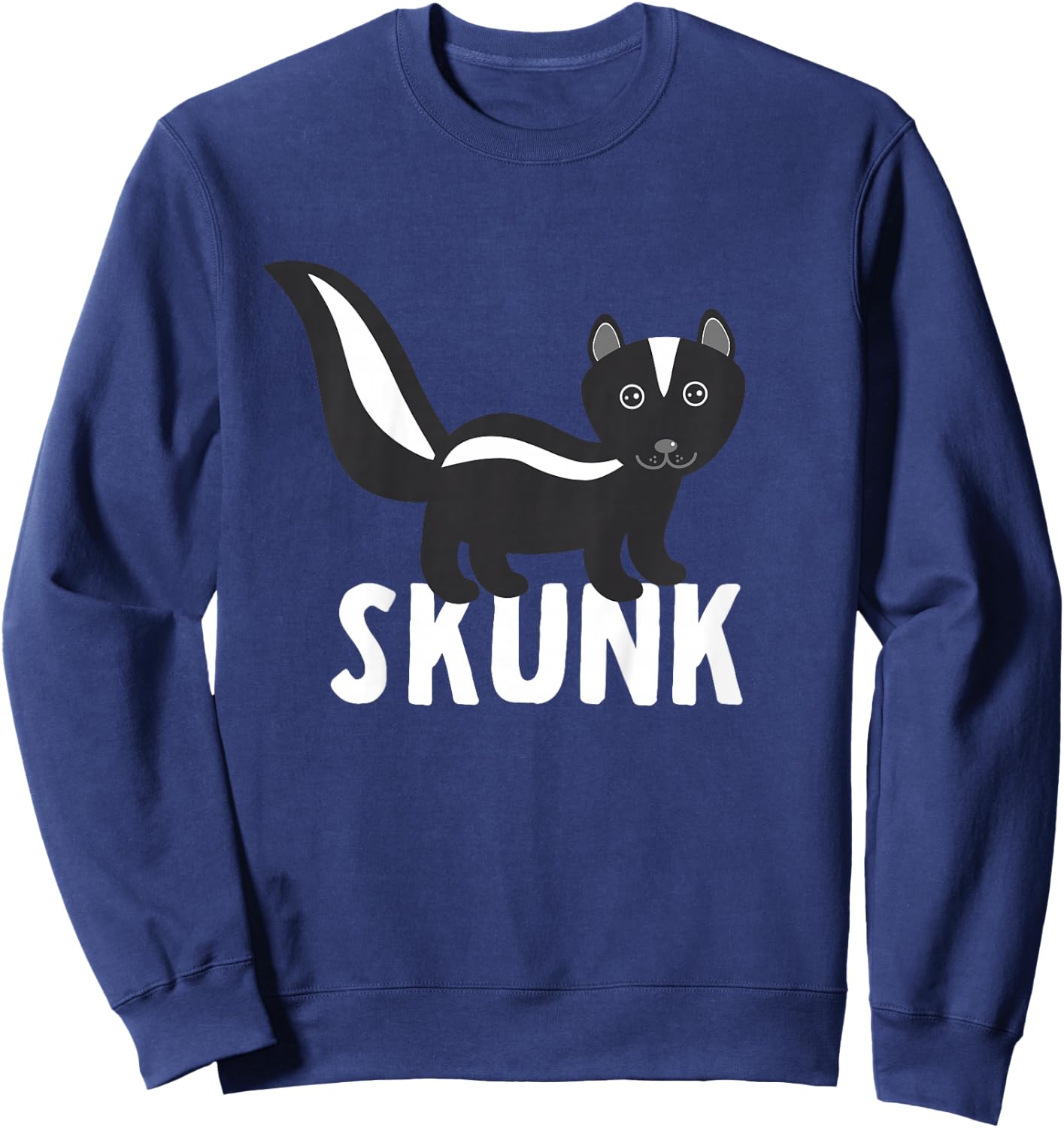 Skunk Shirt For Boys Or Girls | Cute Skunk Gift Sweatshirt - Sweatshirt | Navy