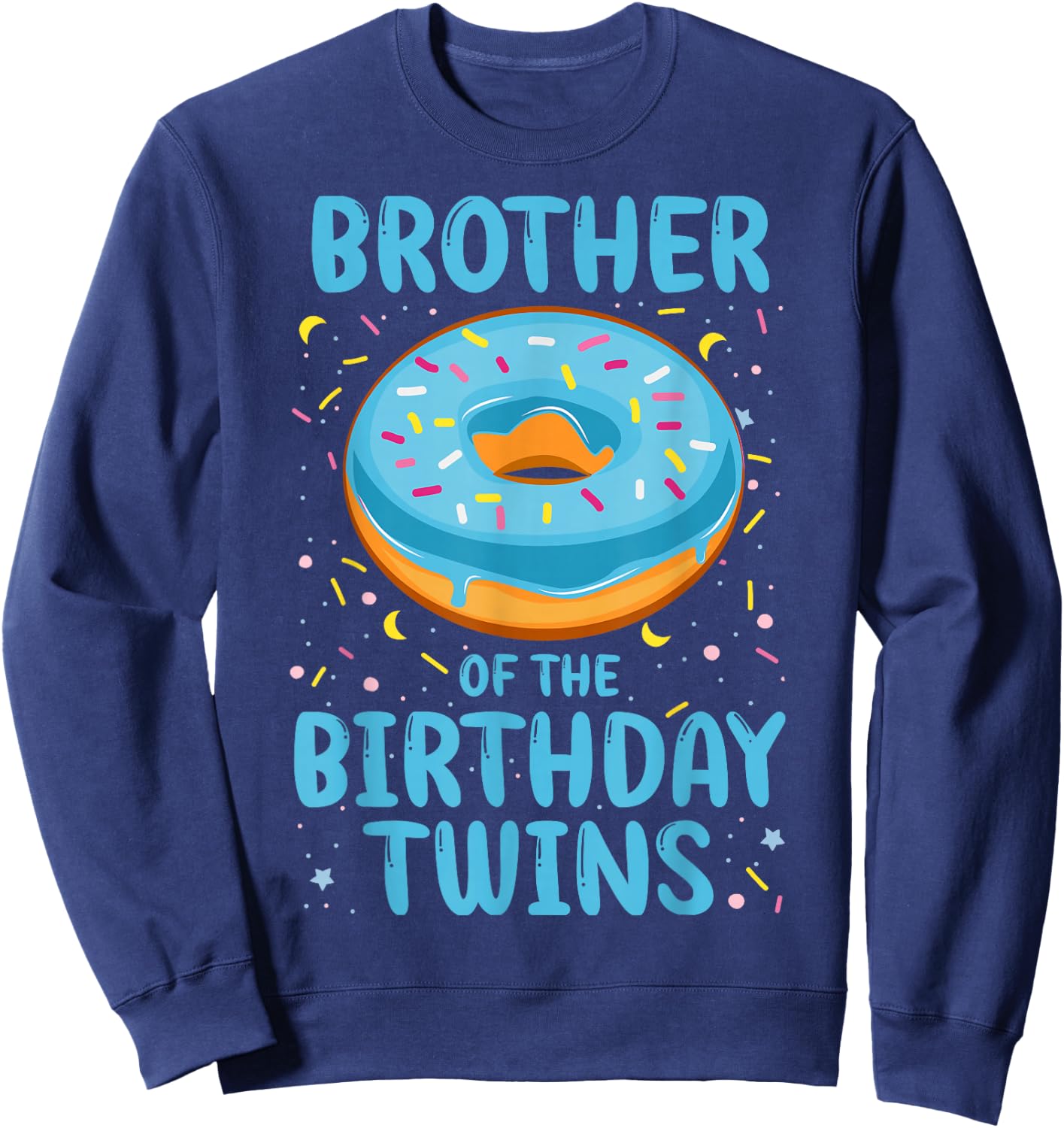 Brother of the Birthday Twins Sweatshirt - Sweatshirt | Navy