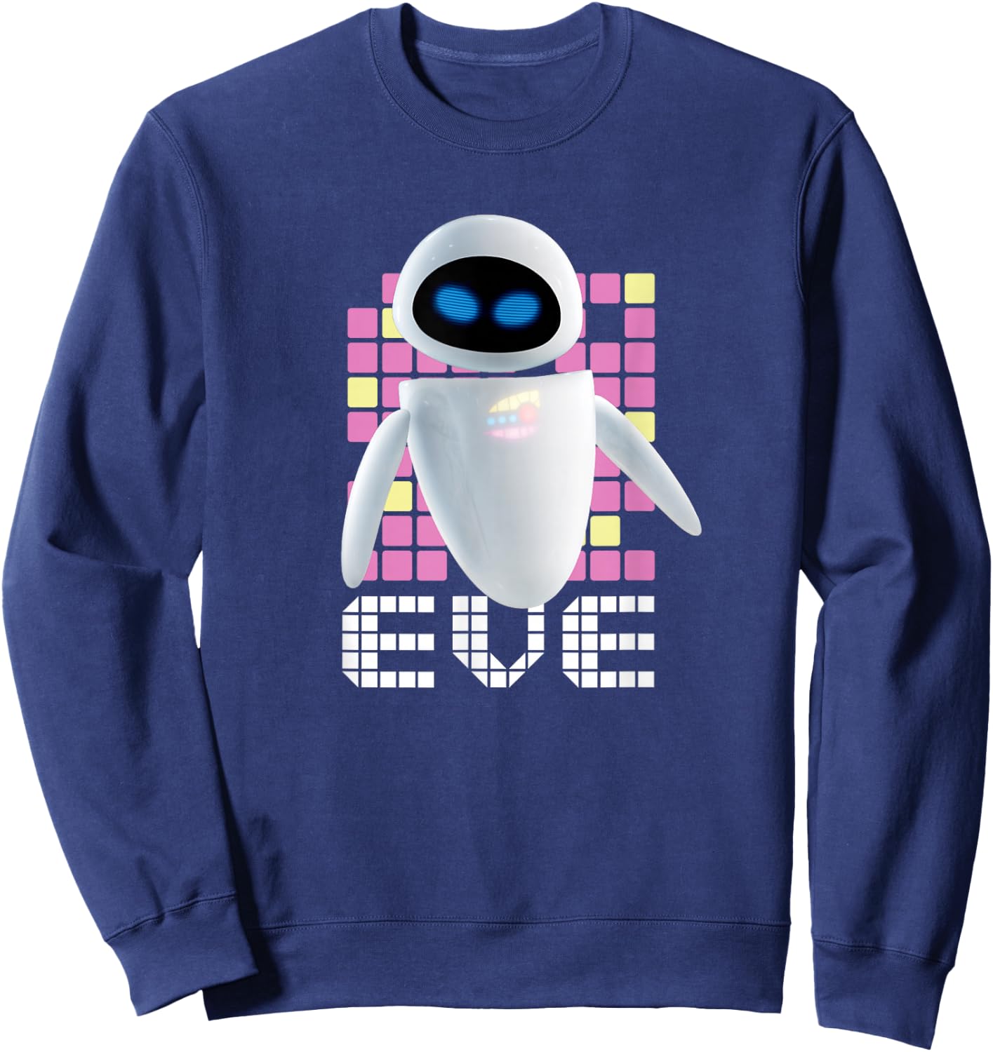 Disney Pixar WALL-E Geometric EVE Sweatshirt - Sweatshirt | Navy