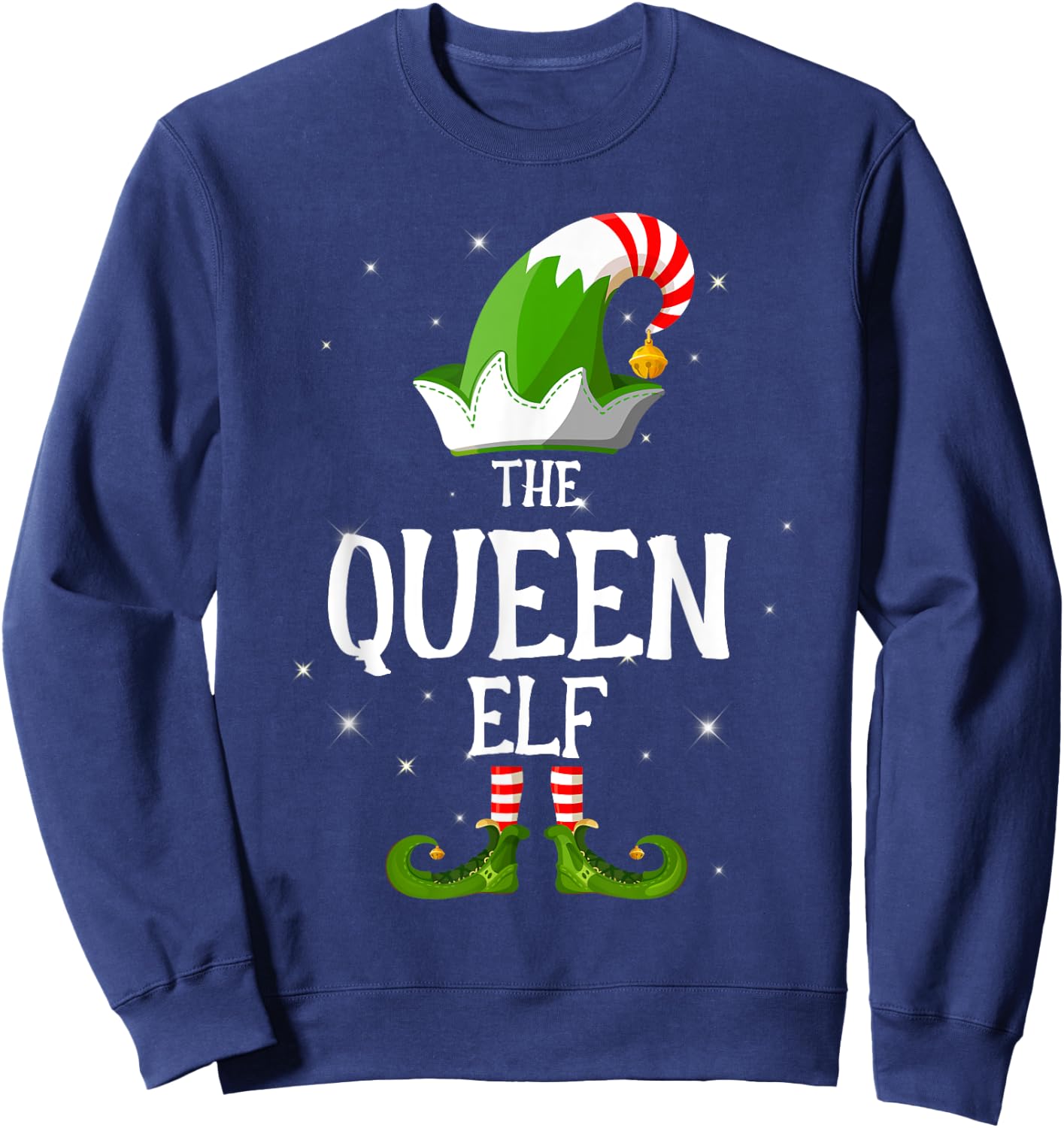 The Queen Elf Family Matching Group Christmas Sweatshirt - Sweatshirt | Navy