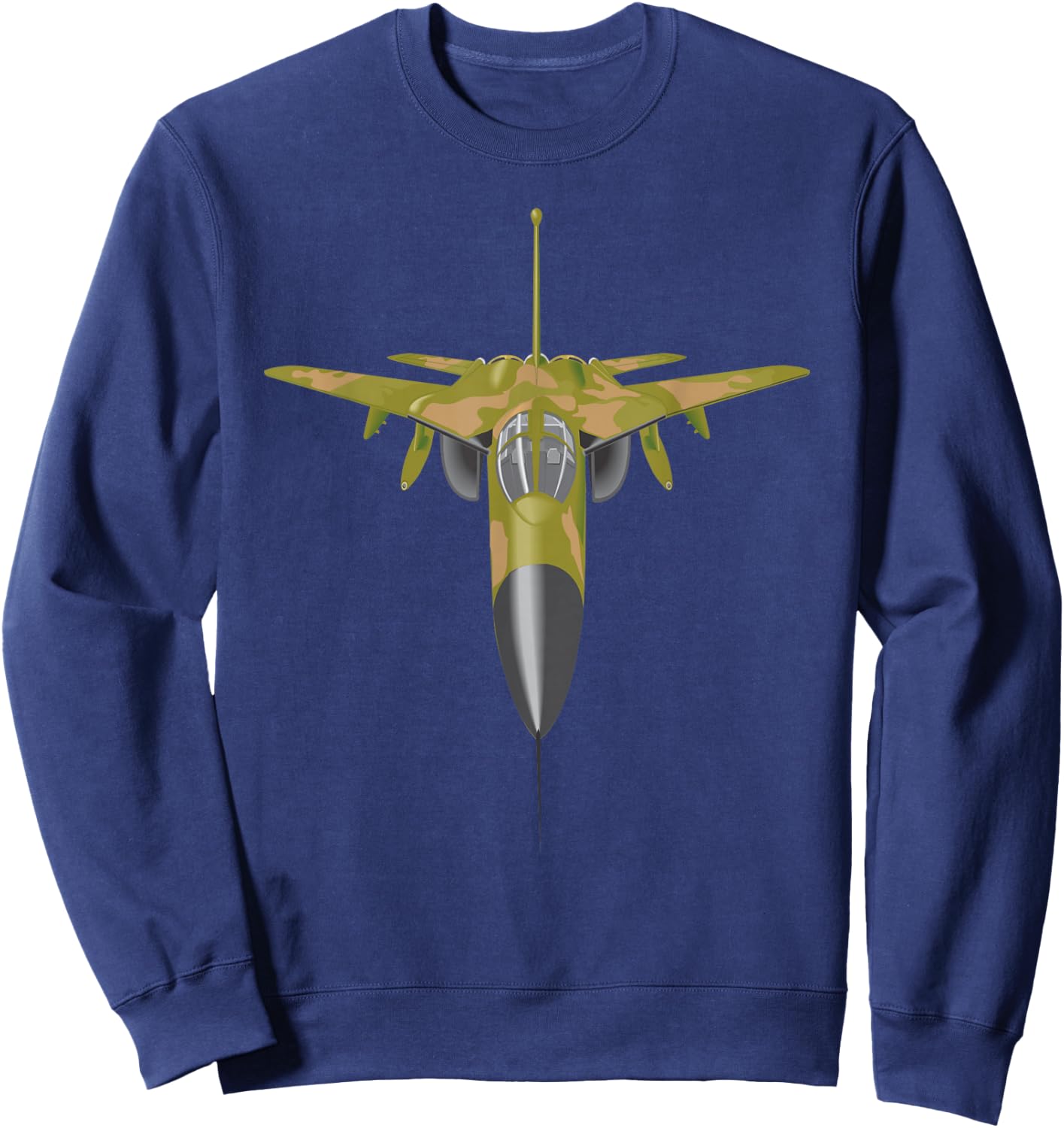 F-111 Aardvark Jet Military Supersonic Airplane Sweatshirt - Sweatshirt | Navy
