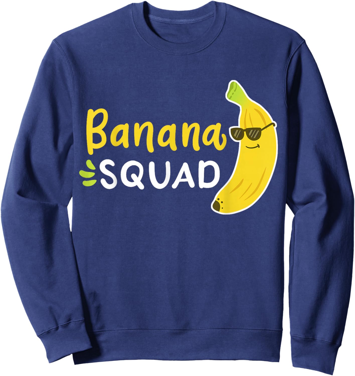 Banana Banana Lover Fruit Summer Vacation Sweatshirt - Sweatshirt | Navy