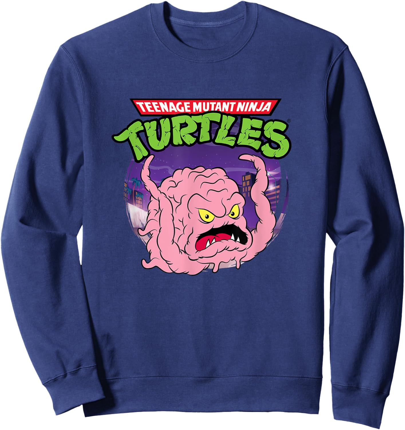 Mademark x Teenage Mutant Ninja Turtles - Original Teenage Mutant Ninja Turtles Krang Alien Creation Sweatshirt - Sweatshirt | Navy