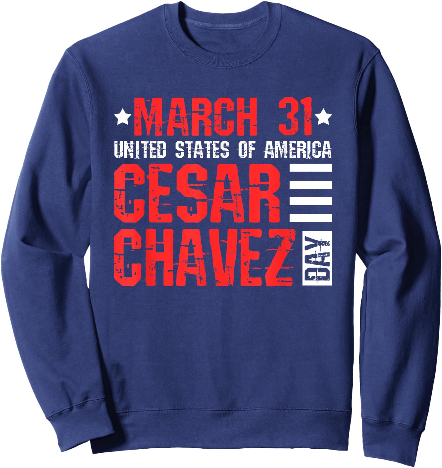 Cesar Chavez Shirt Sweatshirt - Sweatshirt | Navy