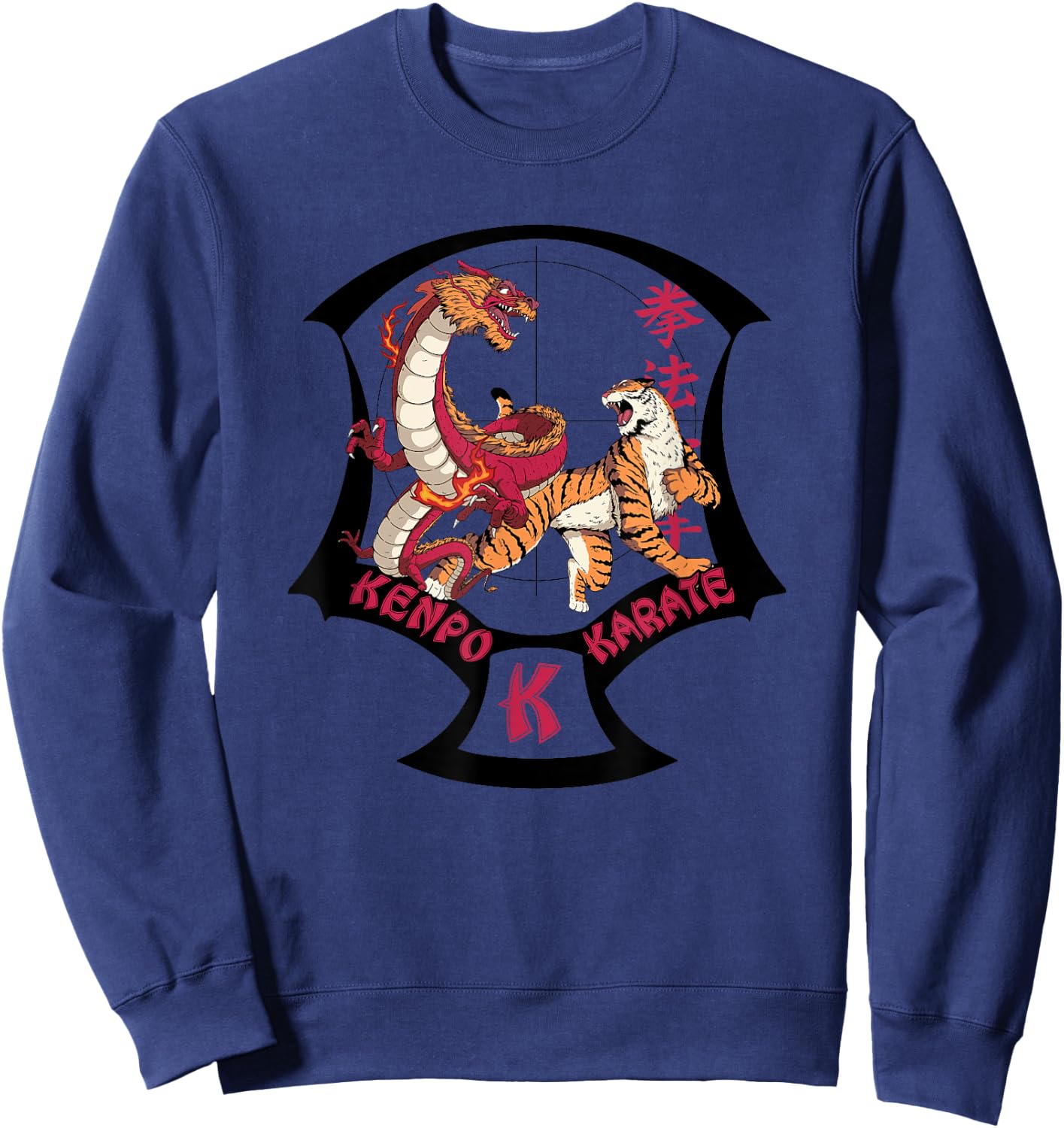 Kenpo Karate Martial Arts Self Defence Sweatshirt - Sweatshirt | Navy