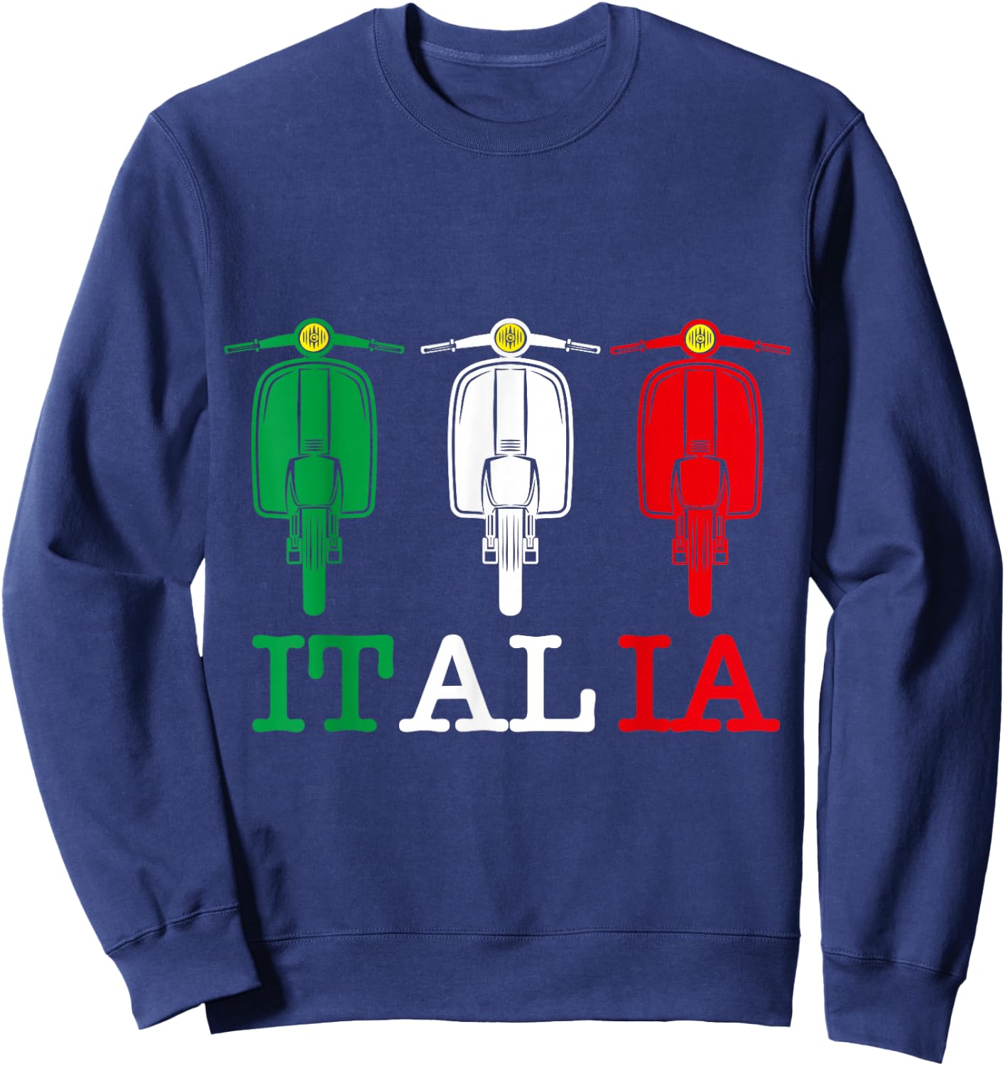 Italia Vintage Scooter Moped Sweatshirt - Sweatshirt | Navy