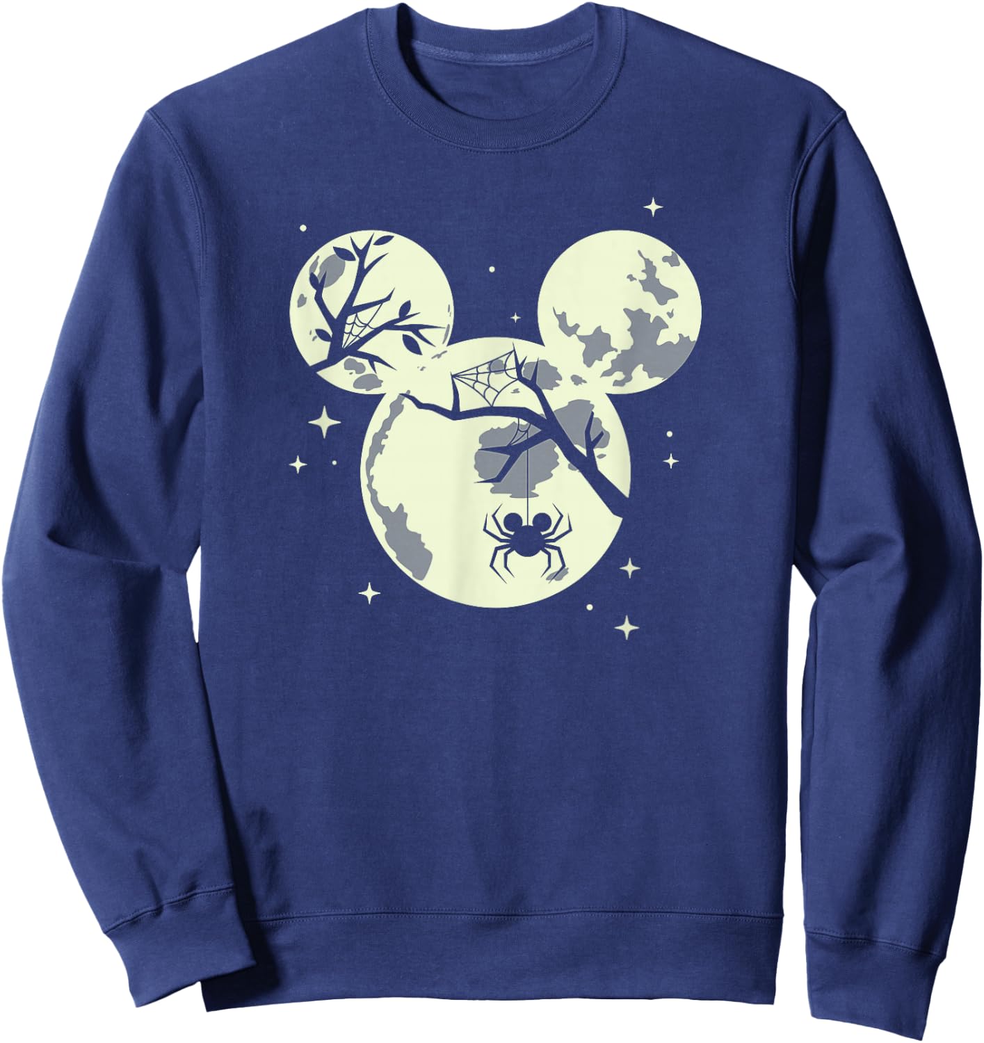 Disney - Halloween Mickey Moon Sweatshirt - Sweatshirt | Navy