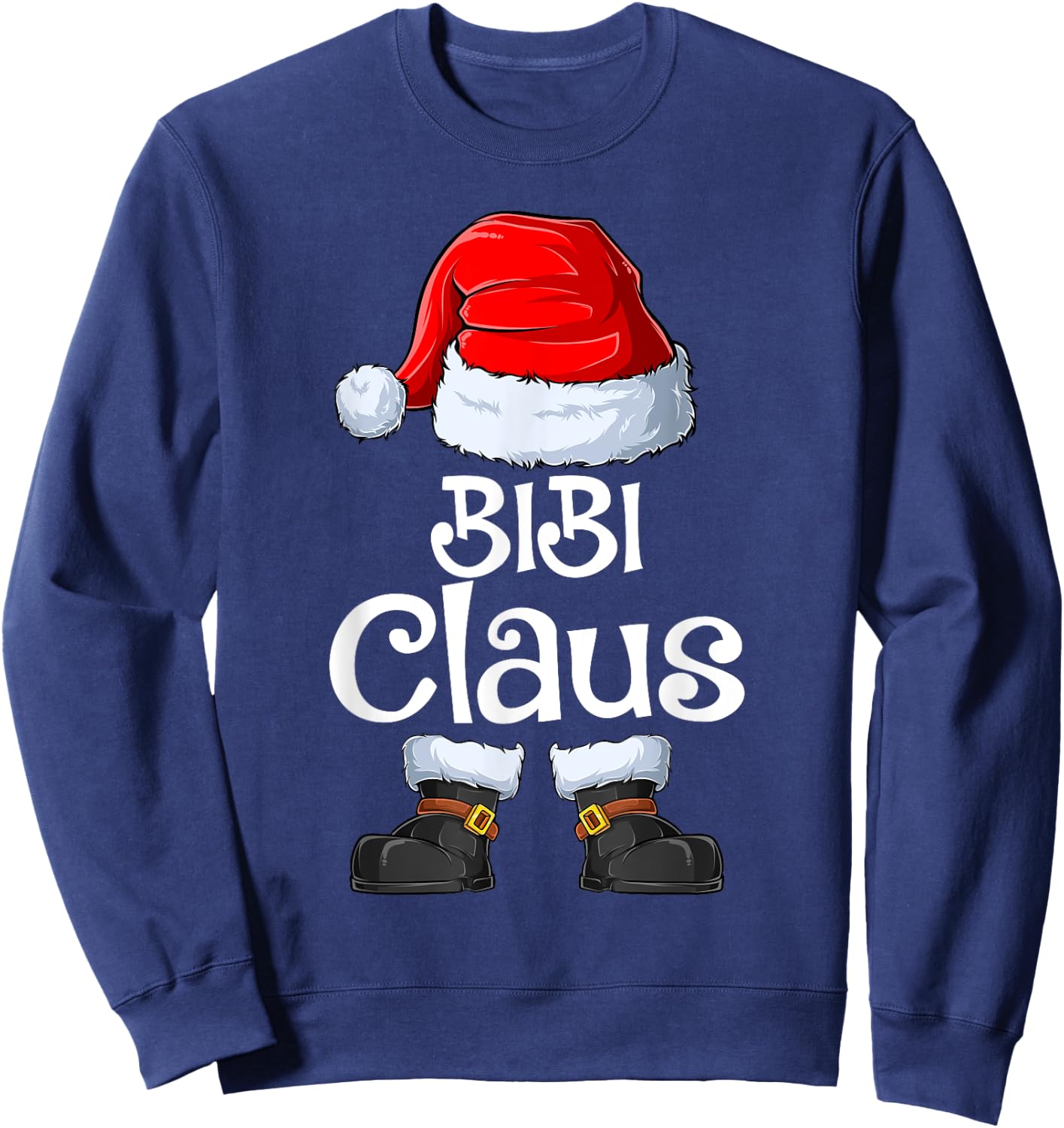 BIBI Claus Family Matching BIBI Claus Pajama Sweatshirt - Sweatshirt | Navy