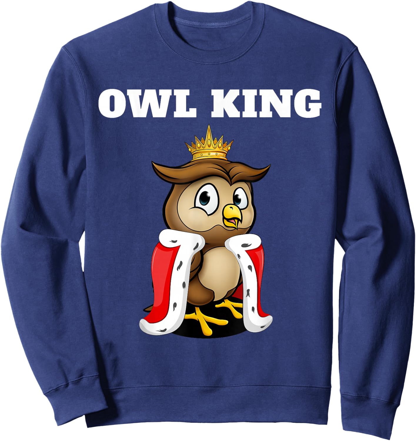 Owl King | Boys Owl | Owl Sweatshirt - Sweatshirt | Navy