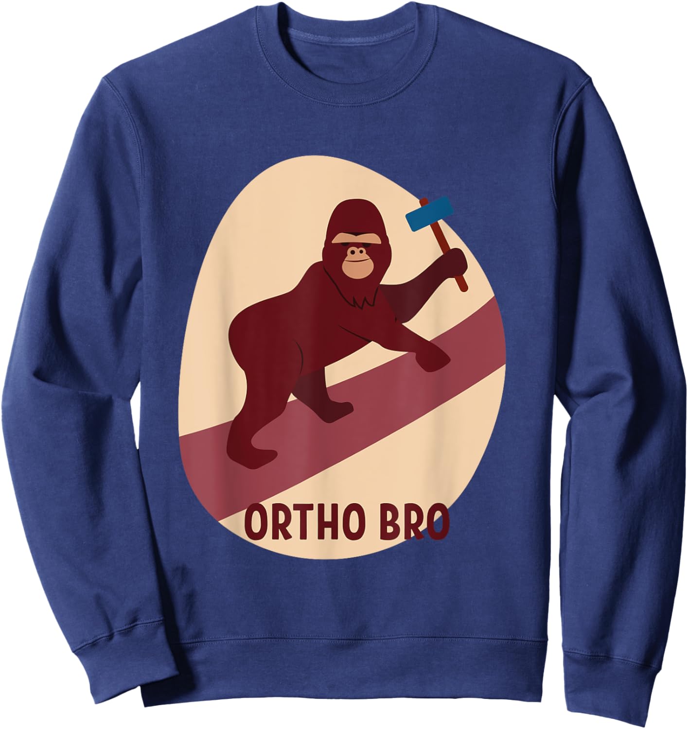 Orthopedic Surgeon Ortho Bro Orthopedics Medicine Student Sweatshirt - Sweatshirt | Navy