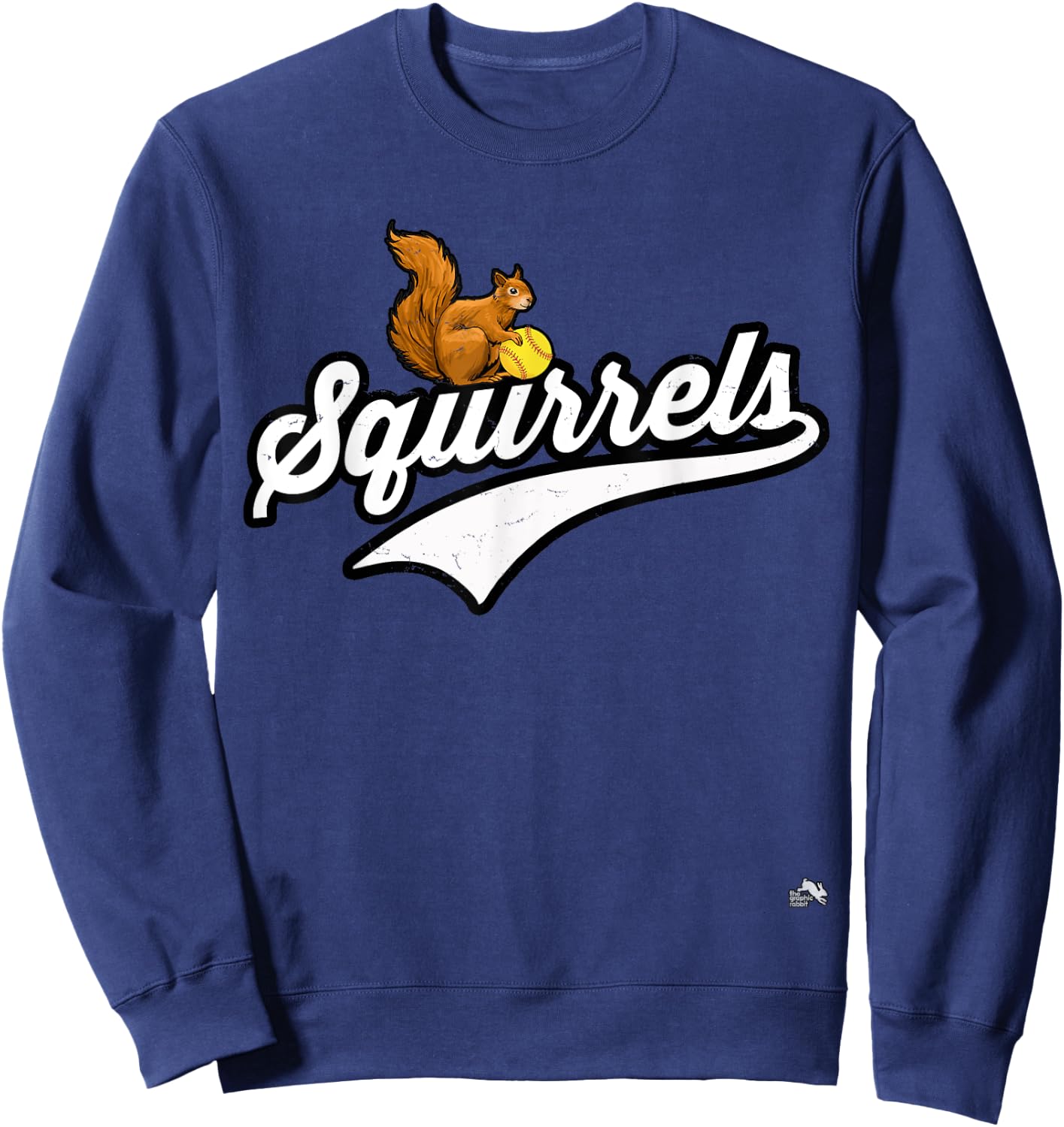 Squirrel Softball Team Sweatshirt - Sweatshirt | Navy