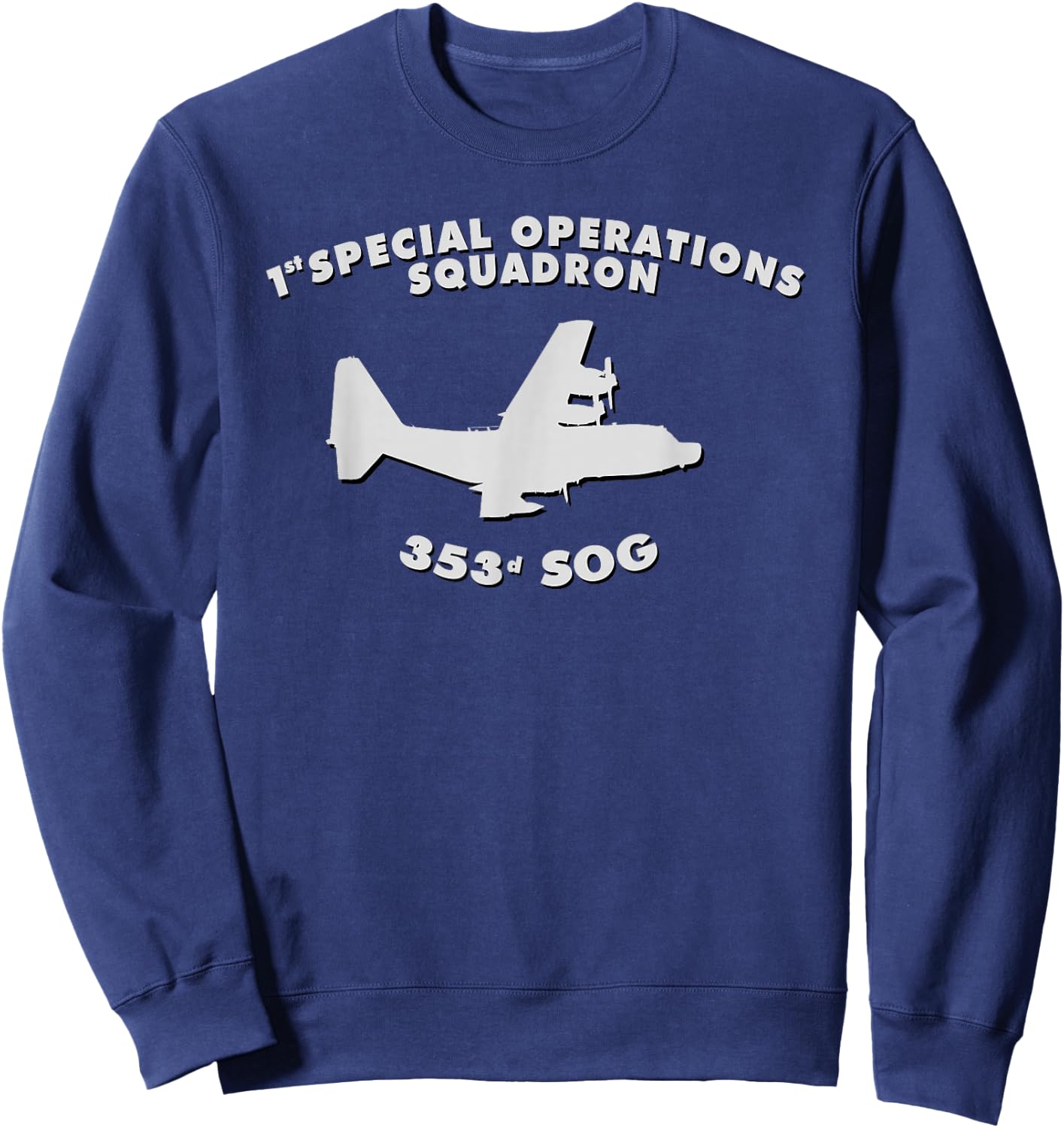 1st Special Operations Squadron MC-130 Combat Talon Sweatshirt - Sweatshirt | Navy