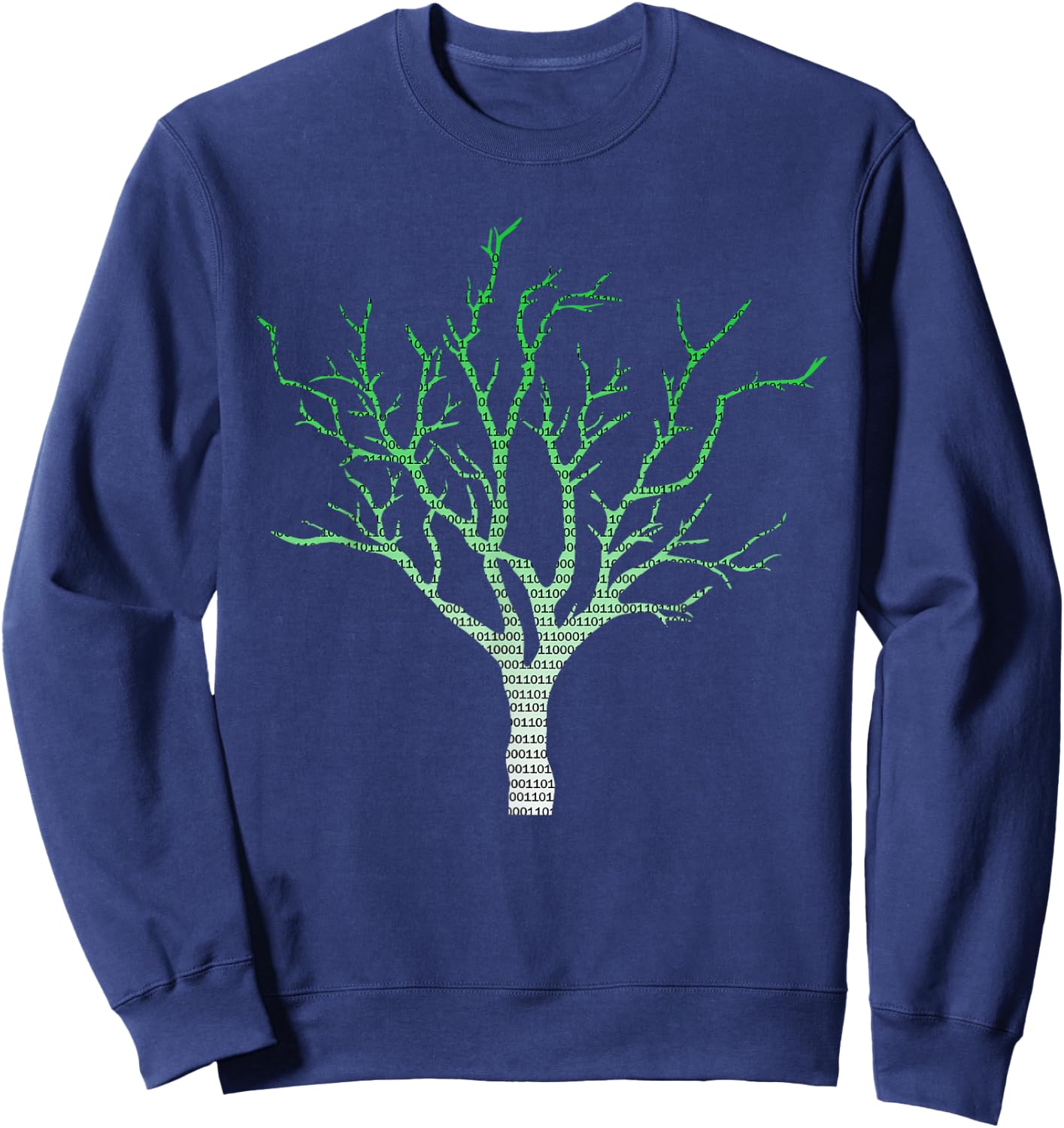 Binary Tree Computer Programmer Coding Sweatshirt - Sweatshirt | Navy
